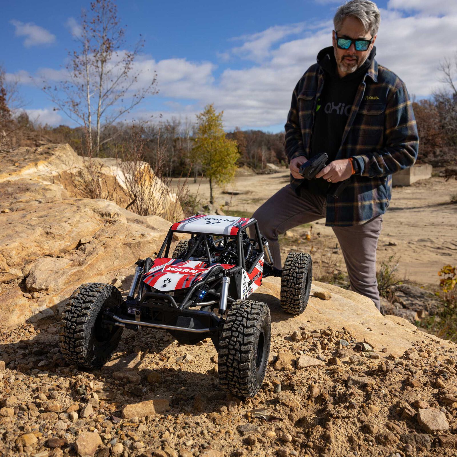 Axial 1:8 AXP8 Gilamon 2.2 4X4 RTR Brushed Trail Buggy, Green