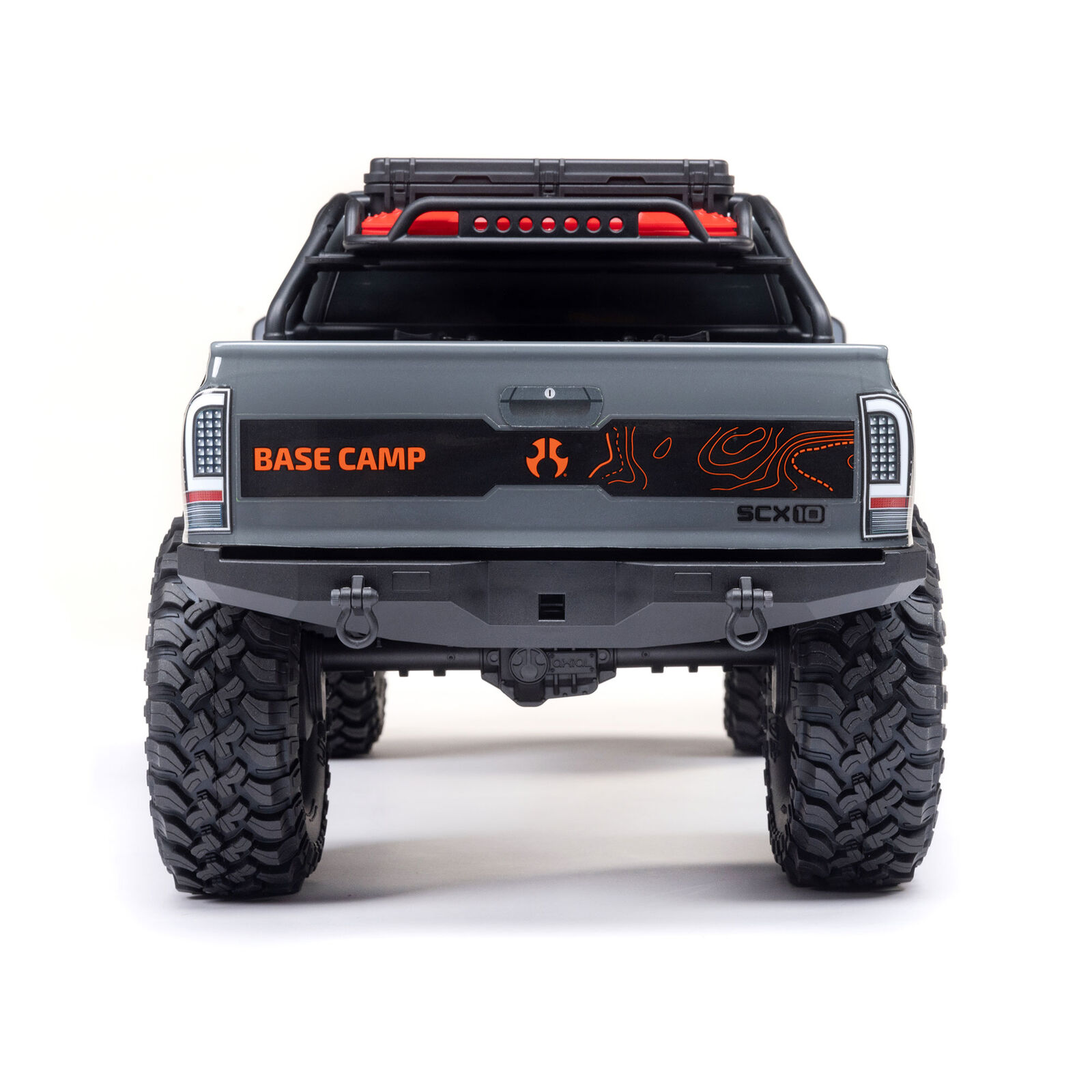 Axial 1:10 SCX10 III Base Camp 4X4 RTR Brushed Rock Crawler, White-/AXI-1375T1/AXI-1375T2