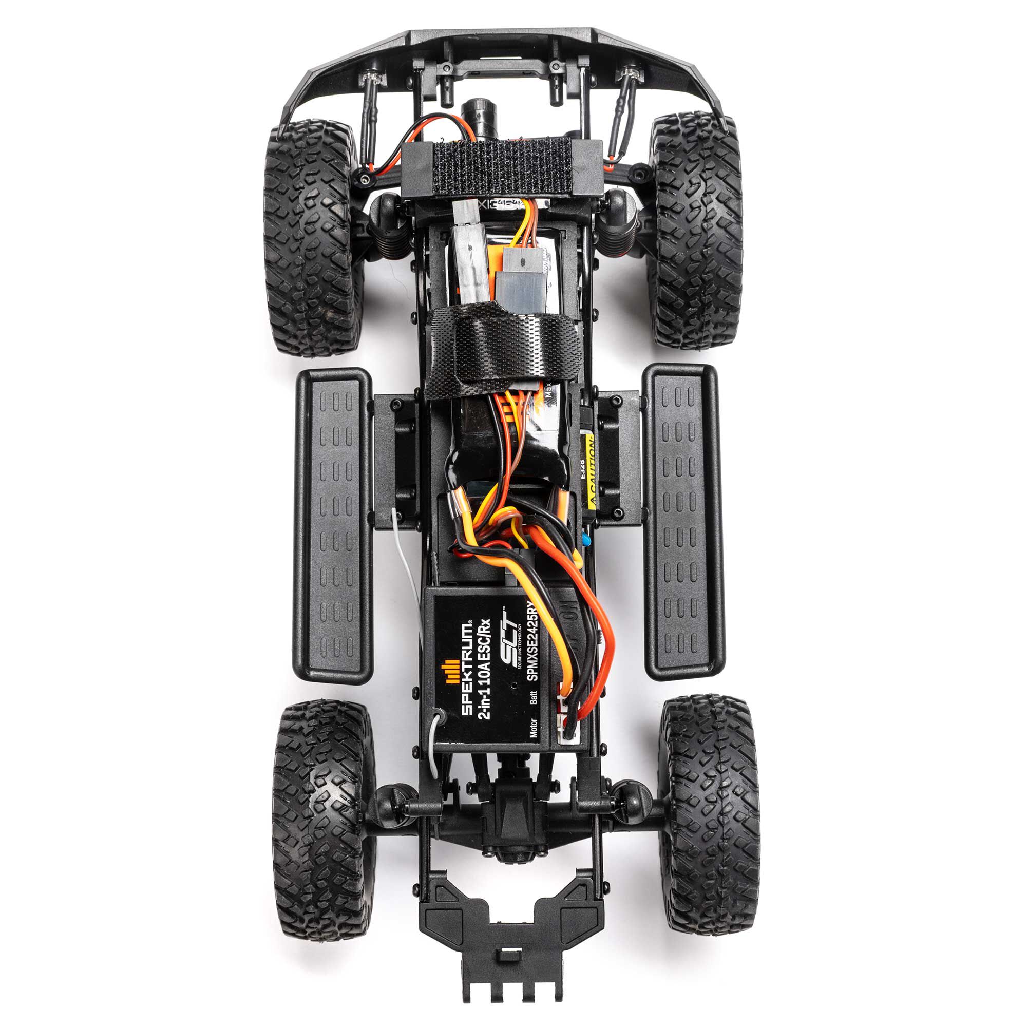 Axial 1:24 SCX24 Lexus GX 470 4X4 RTR Brushed Rock Crawler w/Battery&Charger, Silver&White