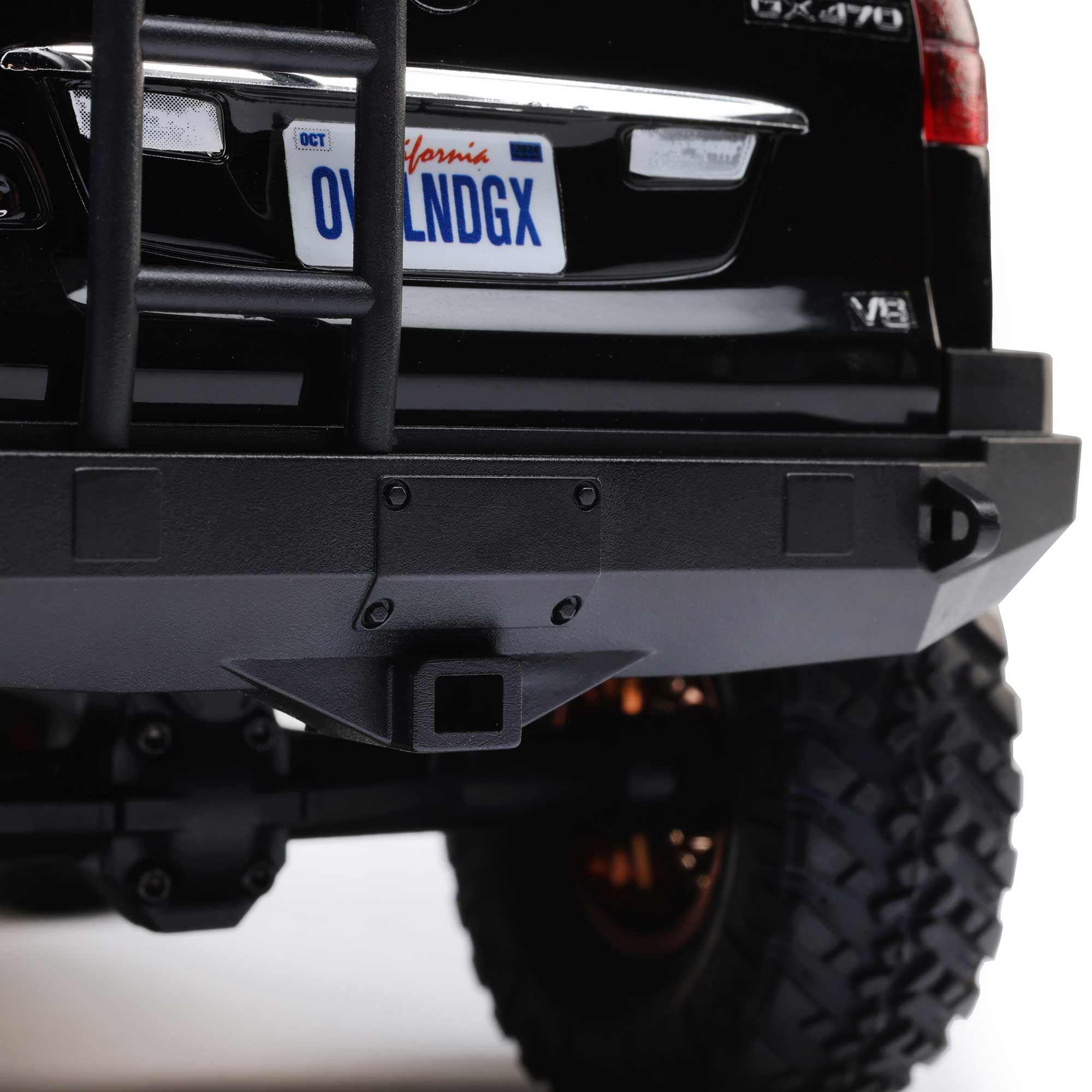 Axial 1:24 SCX24 Lexus GX 470 4X4 RTR Brushed Rock Crawler w/Battery&Charger, Silver&White