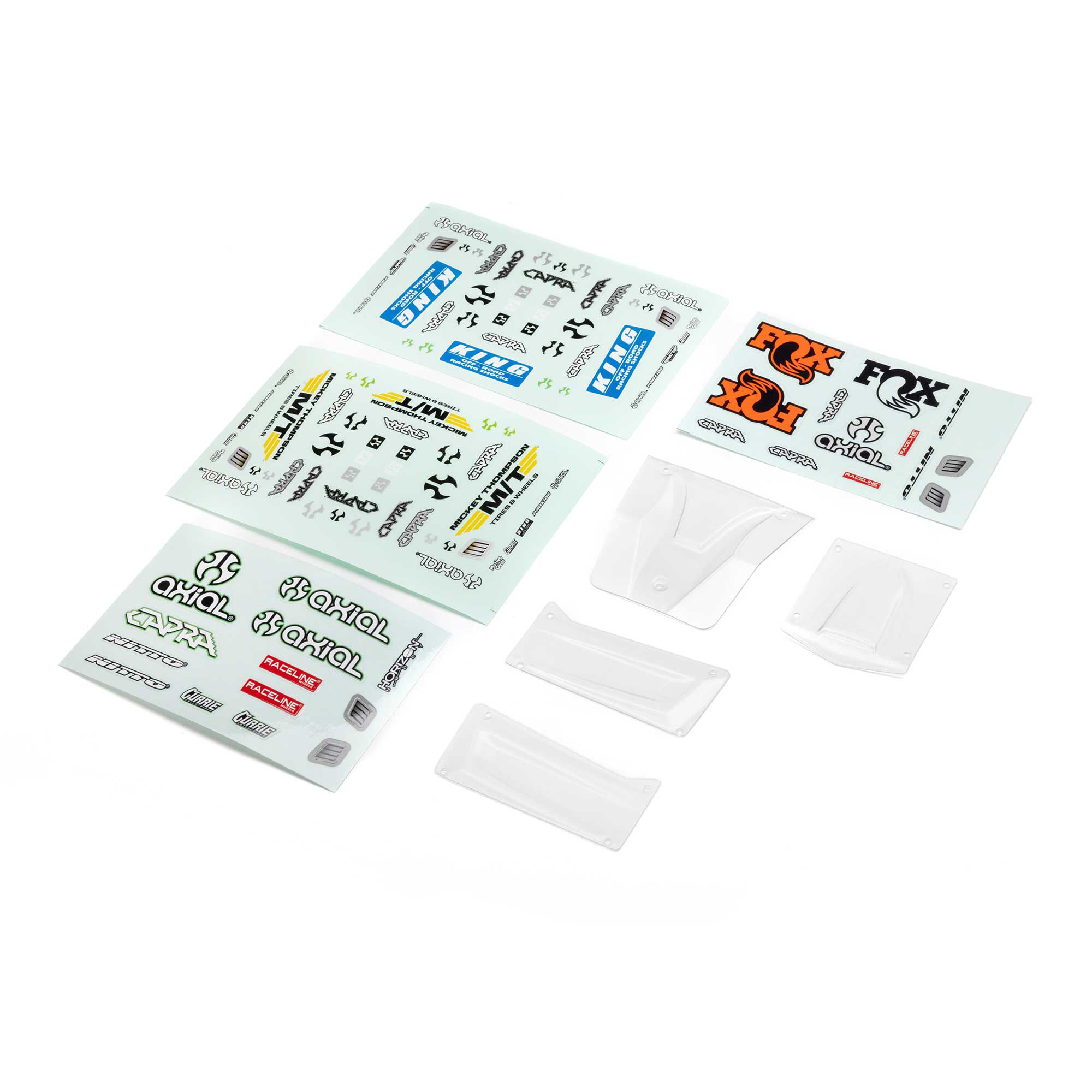 Axial Body Panel Set, Clear: UTB18 4WS-AXI-1871