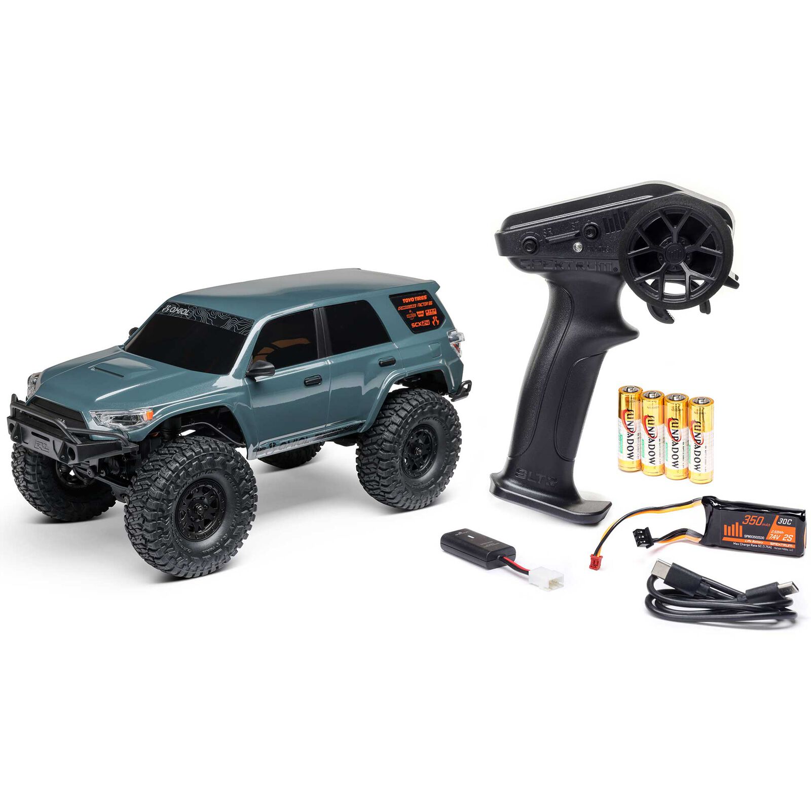 こるさ★ Axial 24 SCX24 Toyota 4Runner 4X4 RTR Brushed Rock Crawler (Battery &