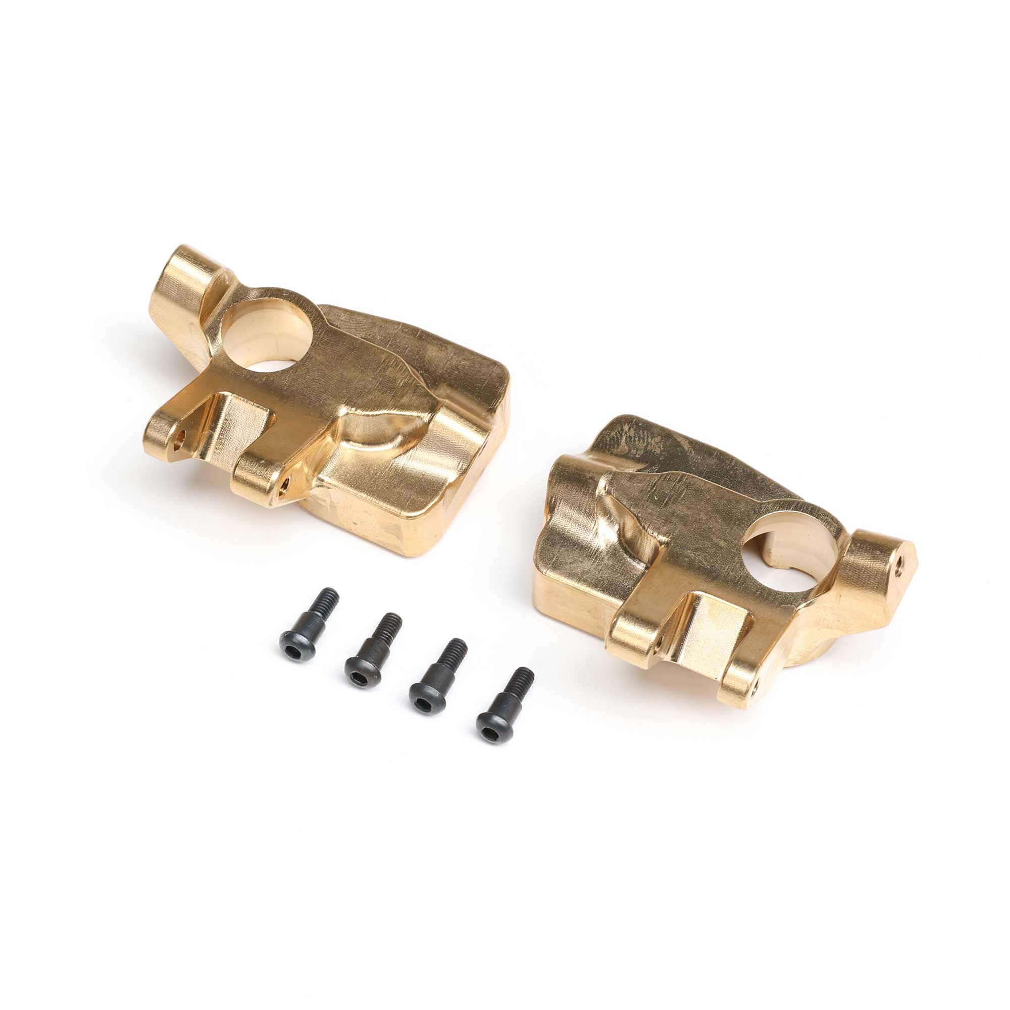 Axial Portal Knuckles (Left/Right), Brass (69.5g ea), AF16P: AXP8-AXI-2200