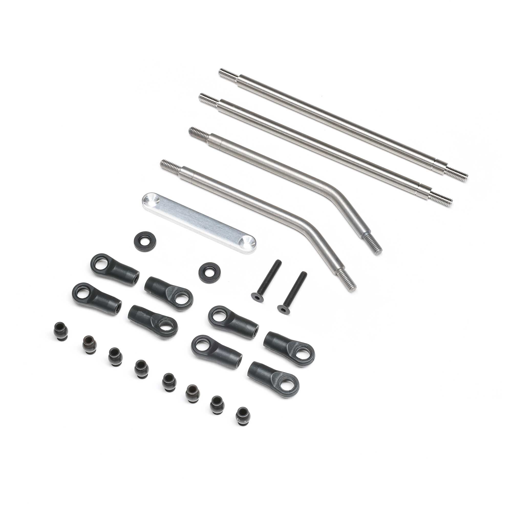 Axial Front Upper/Lower Links Set, Titanium: AXP8-AXI-2204