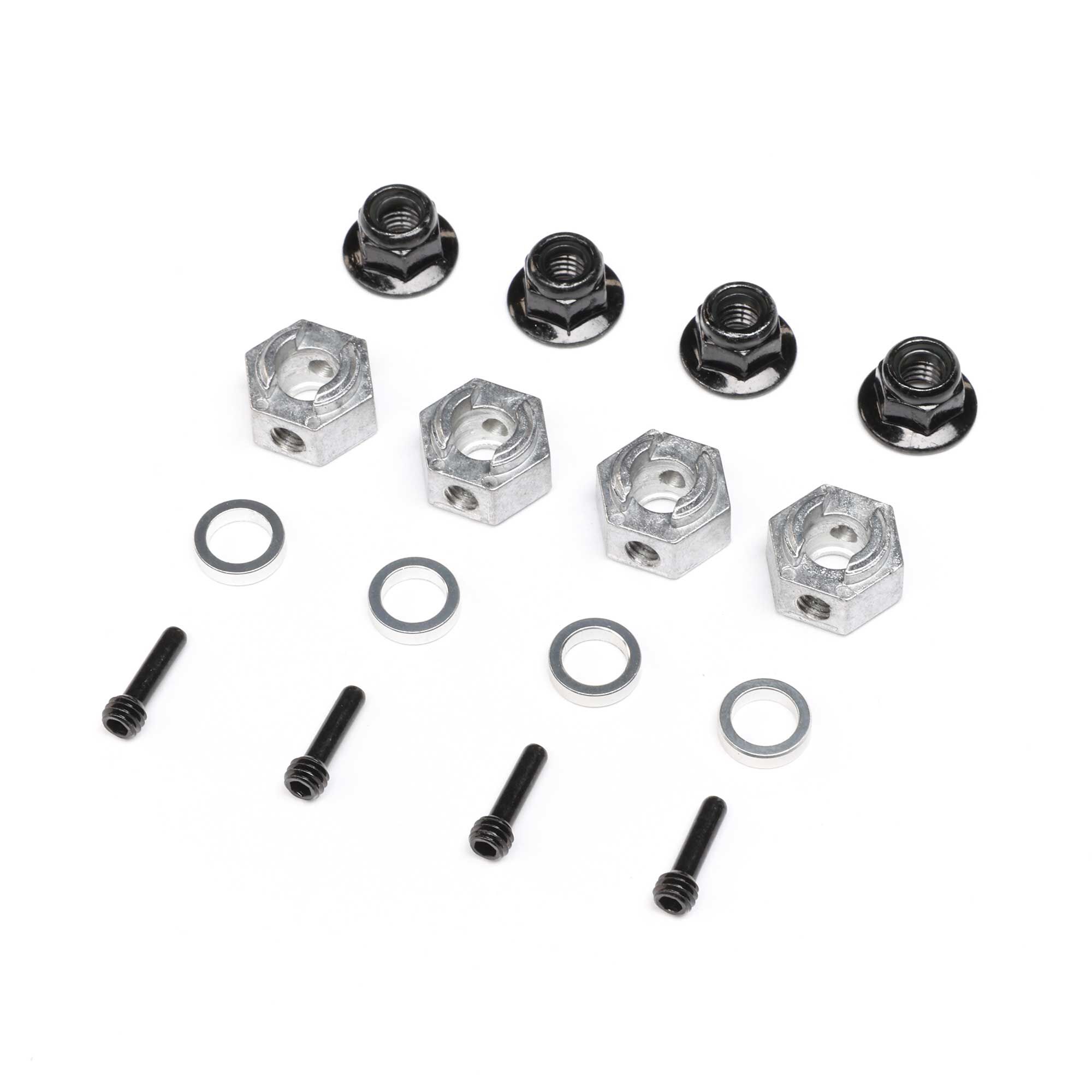 Axial 12mm Hex Hub Set (4): AXP8-AXI-2230