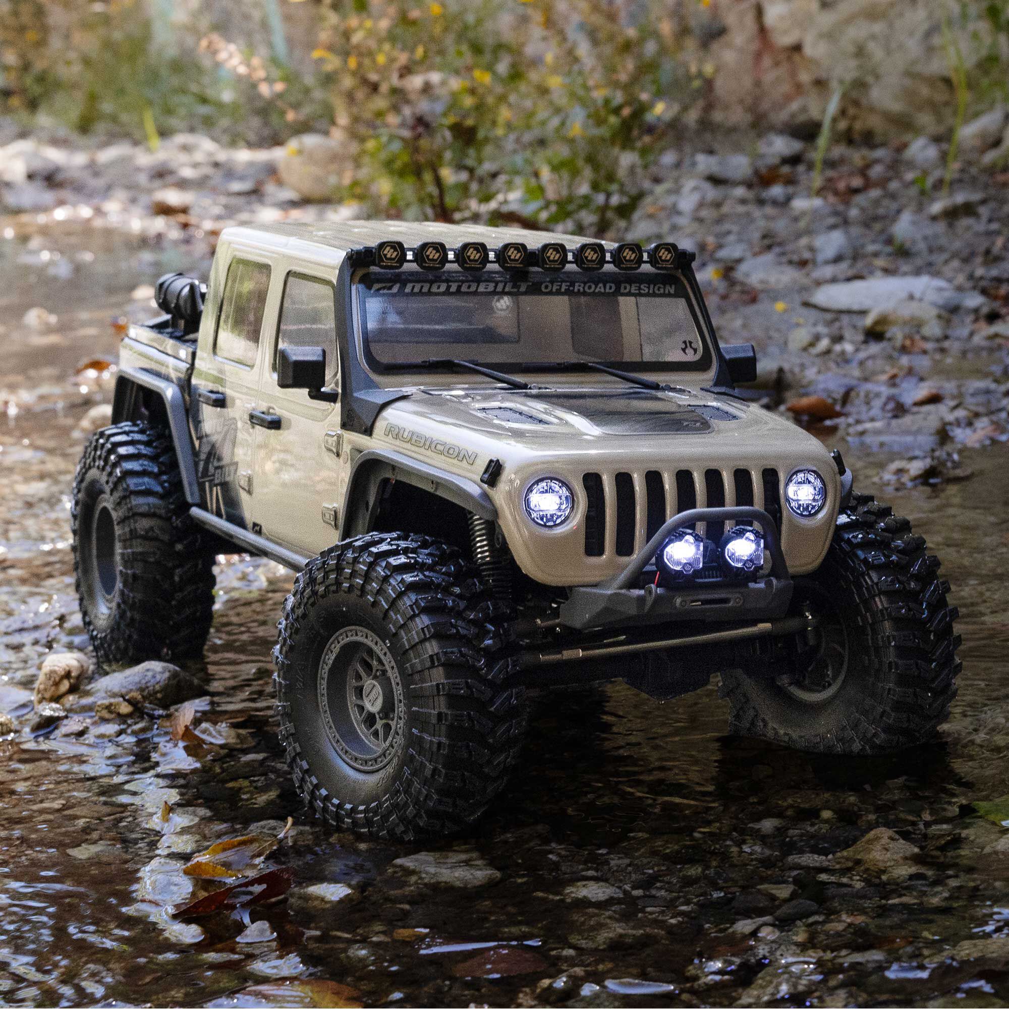 Axial 1/10 Axial SCX10 III Jeep JT Gladiator 4X4 RTR Brushed Rock Crawler-AXI-2443T1/AXI-2443T2