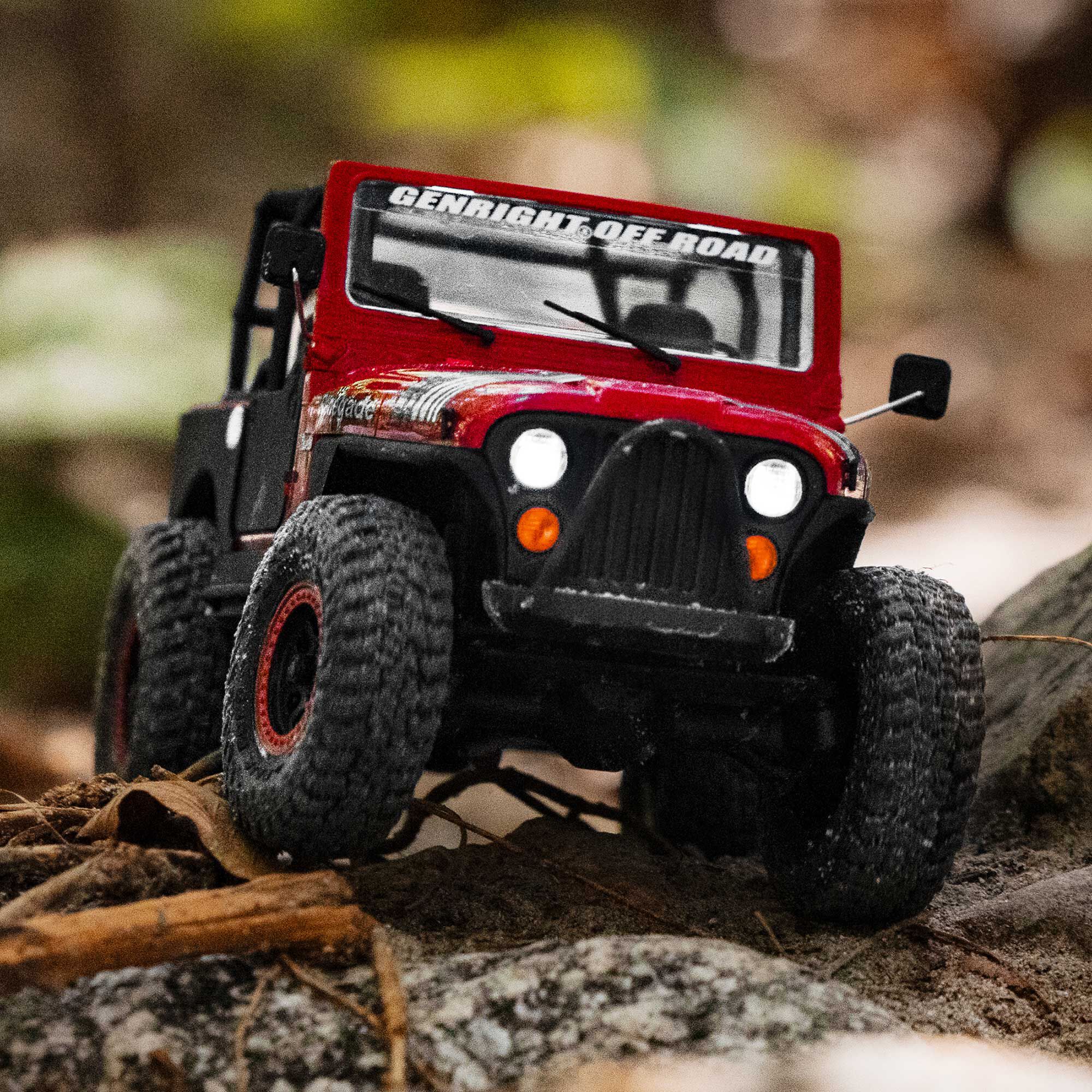 Axial 1:30 SCX30 Jeep CJ-7 GenRight 4X4 RTR Brushed Rock Crawler (Battery & Charger Included)-AXI-3273T1