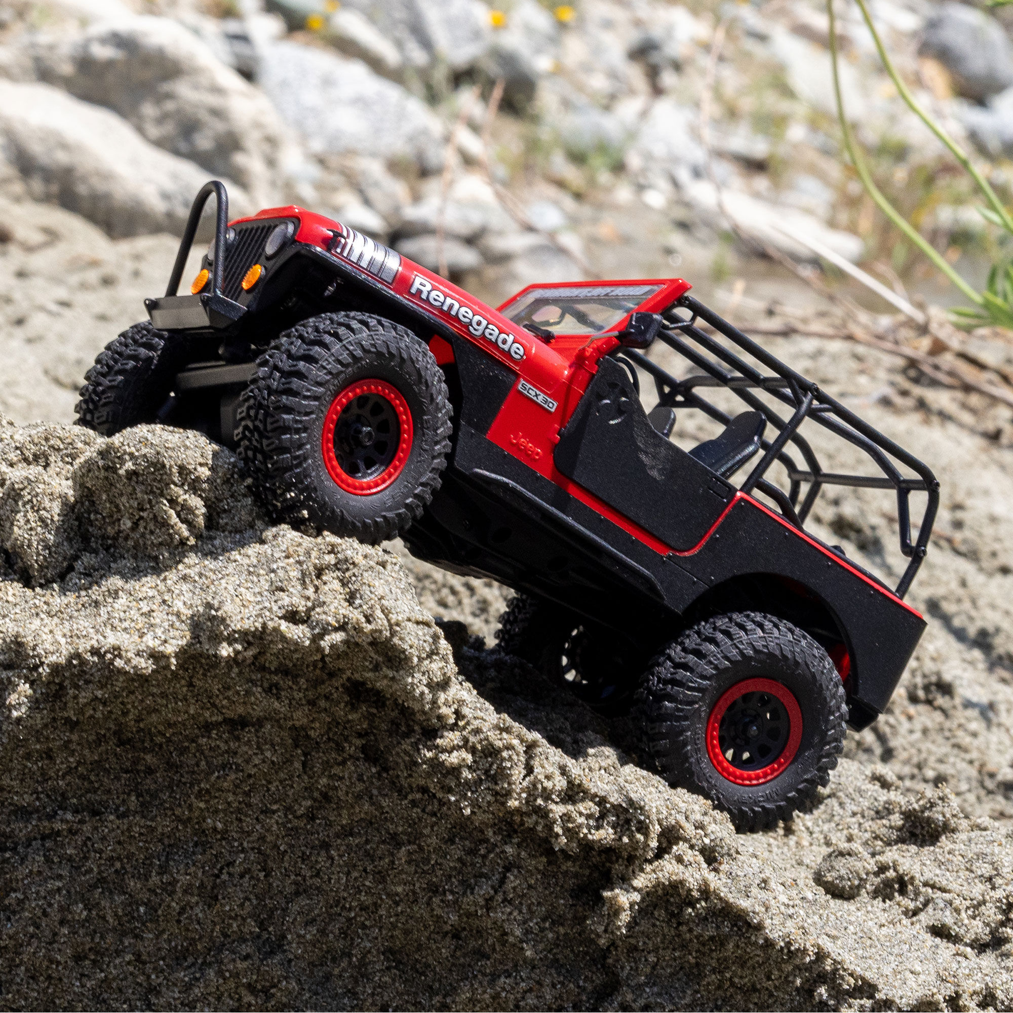 Axial 1:30 SCX30 Jeep CJ-7 GenRight 4X4 RTR Brushed Rock Crawler (Battery & Charger Included)-AXI-3273T1