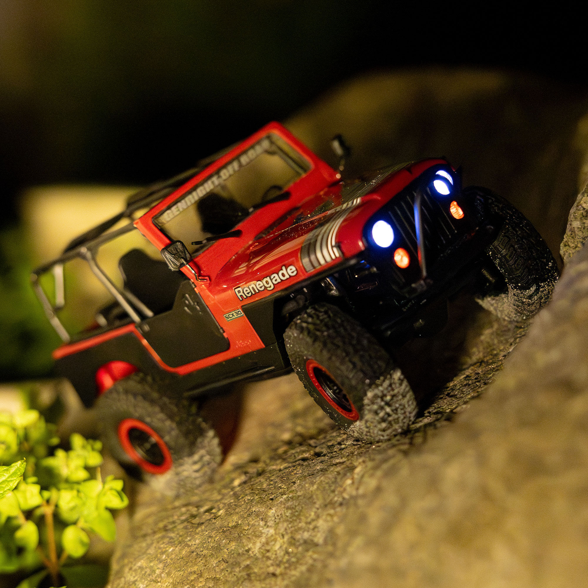 Axial 1:30 SCX30 Jeep CJ-7 GenRight 4X4 RTR Brushed Rock Crawler (Battery & Charger Included)-AXI-3273T1
