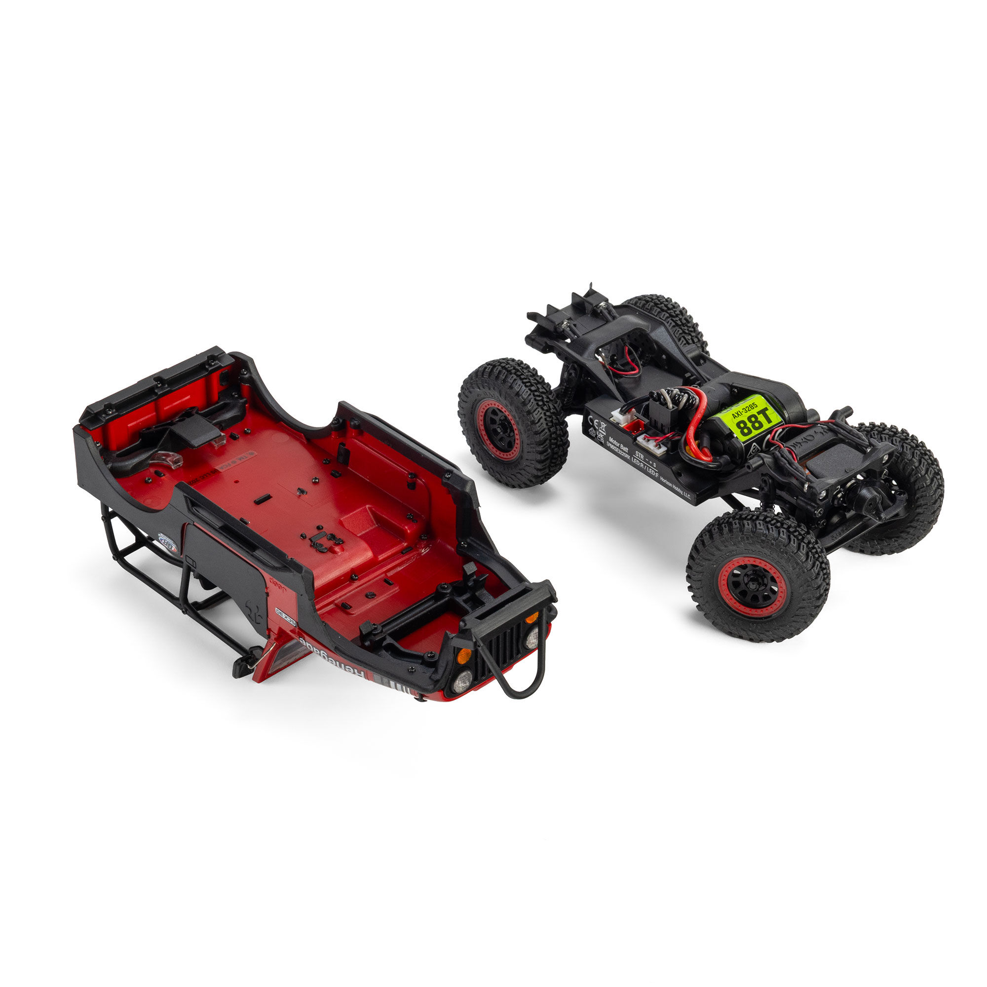 Axial 1:30 SCX30 Jeep CJ-7 GenRight 4X4 RTR Brushed Rock Crawler (Battery & Charger Included)-AXI-3273T1