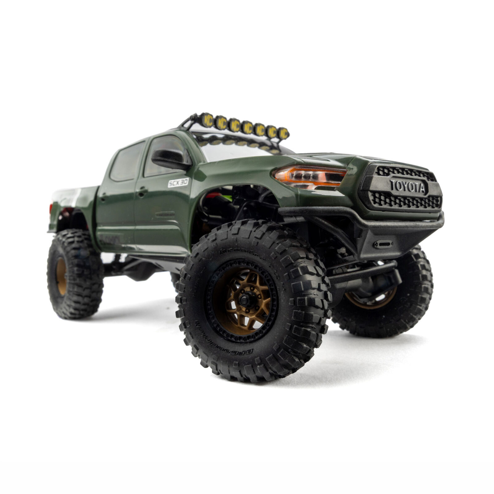 Axial 1:30 SCX30 Toyota Tacoma TRD Pro Extreme Off-Road 4X4 RTR Brushed Rock Crawler-AXI-3289T2