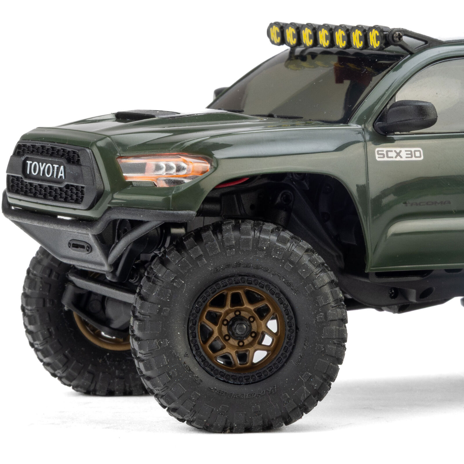 Axial 1:30 SCX30 Toyota Tacoma TRD Pro Extreme Off-Road 4X4 RTR Brushed Rock Crawler-AXI-3289T2