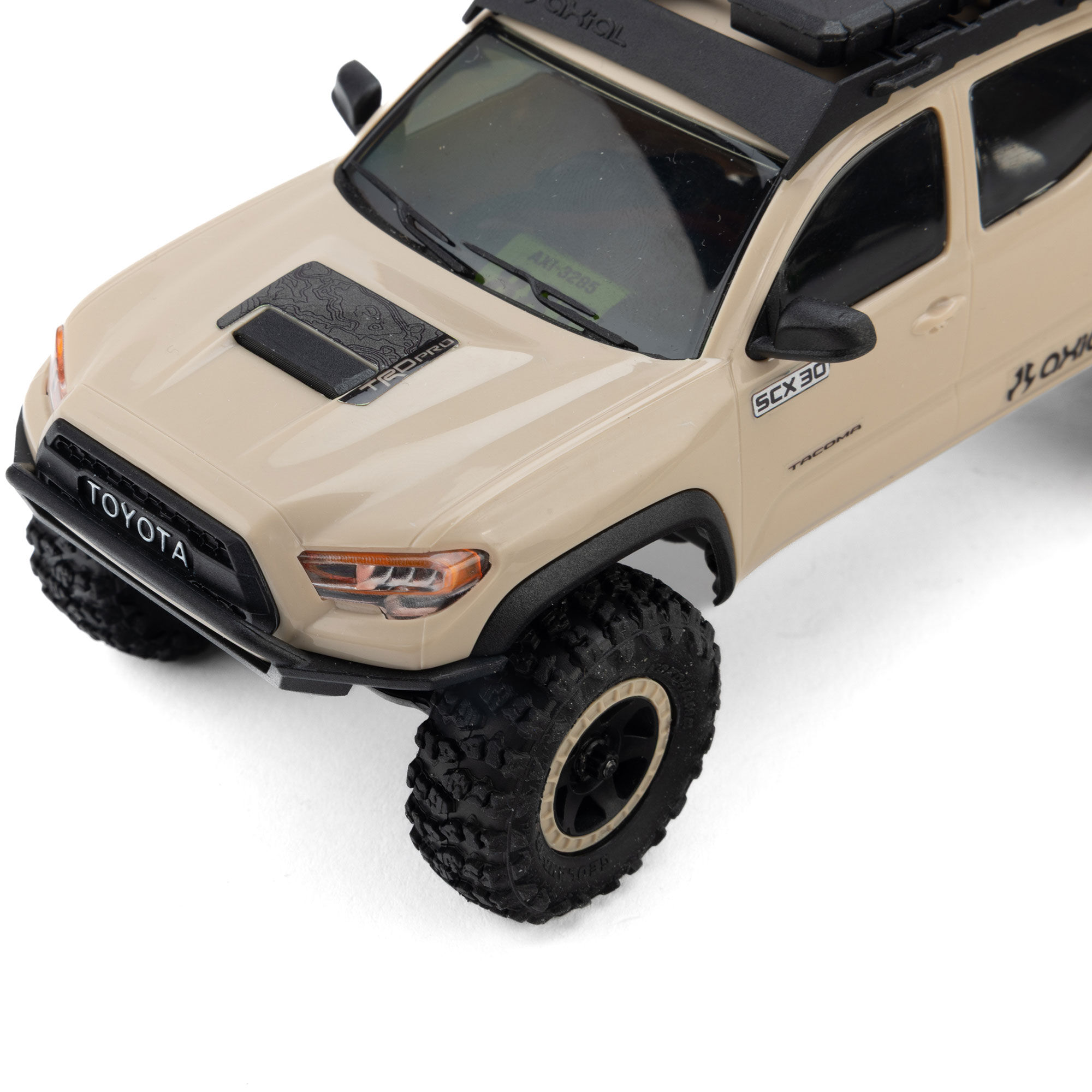 Axial 1:30 SCX30 Toyota Tacoma TRD Pro Extreme Off-Road 4X4 RTR Brushed Rock Crawler-AXI-3289T2