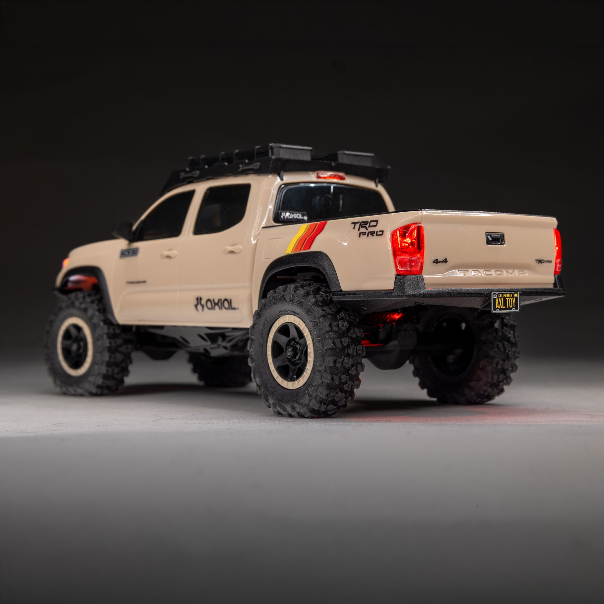 Axial 1:30 SCX30 Toyota Tacoma TRD Pro Extreme Off-Road 4X4 RTR Brushed Rock Crawler-AXI-3289T2