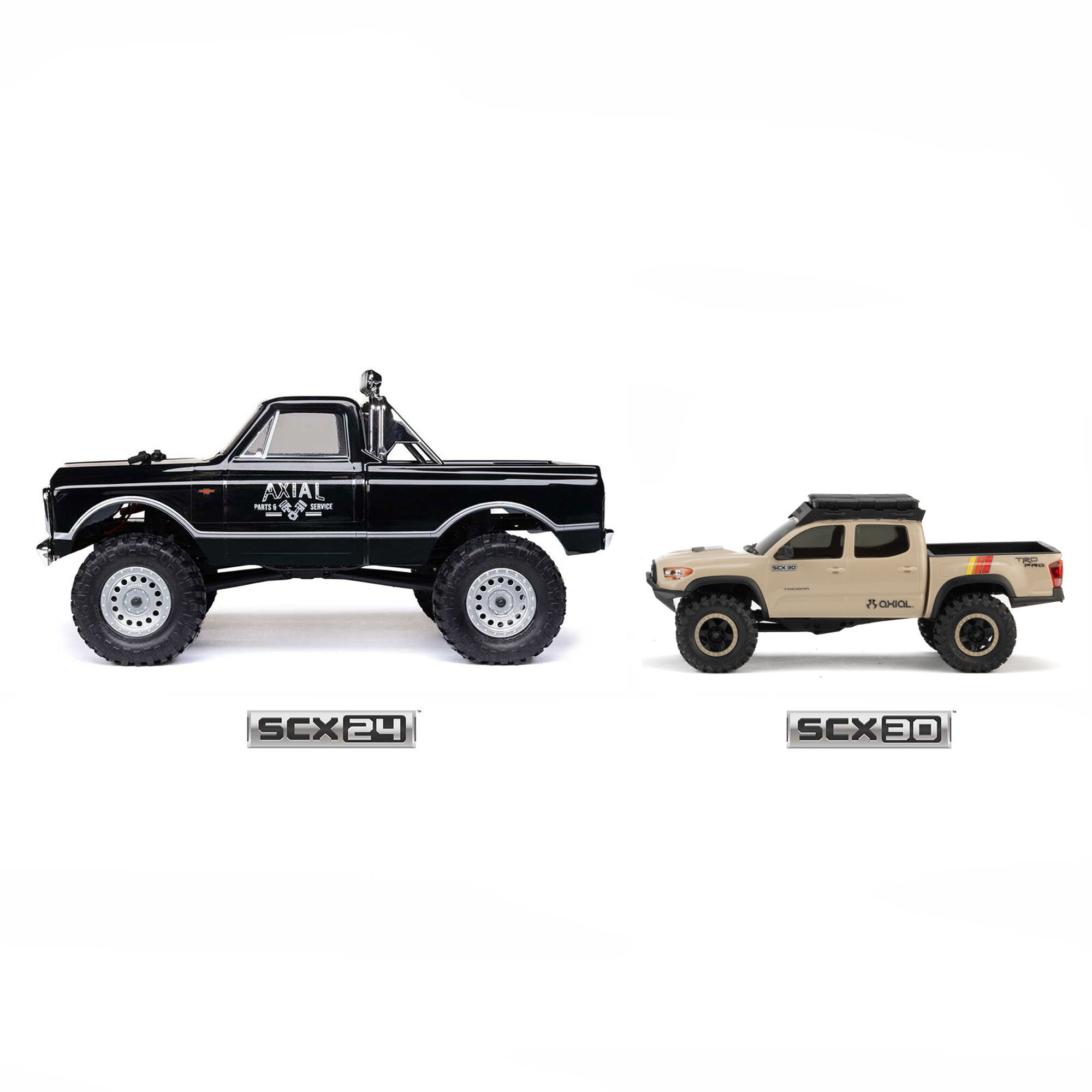 Axial 1:30 SCX30 Toyota Tacoma TRD Pro Extreme Off-Road 4X4 RTR Brushed Rock Crawler-AXI-3289T2