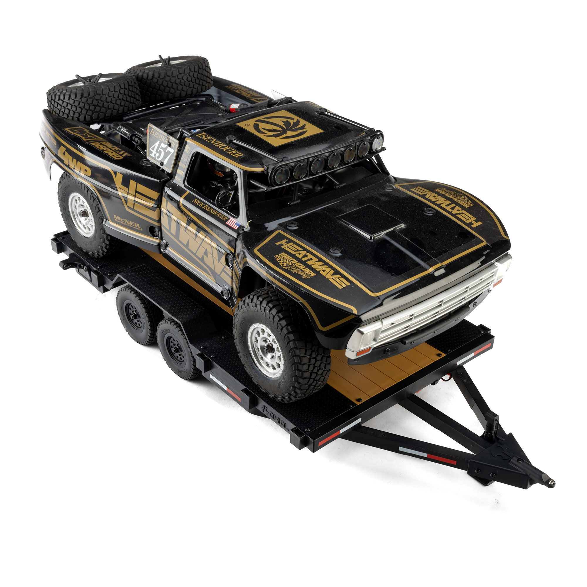 Axial 1:10 SCX10 Flat Bed Vehicle Trailer-AXI-3409