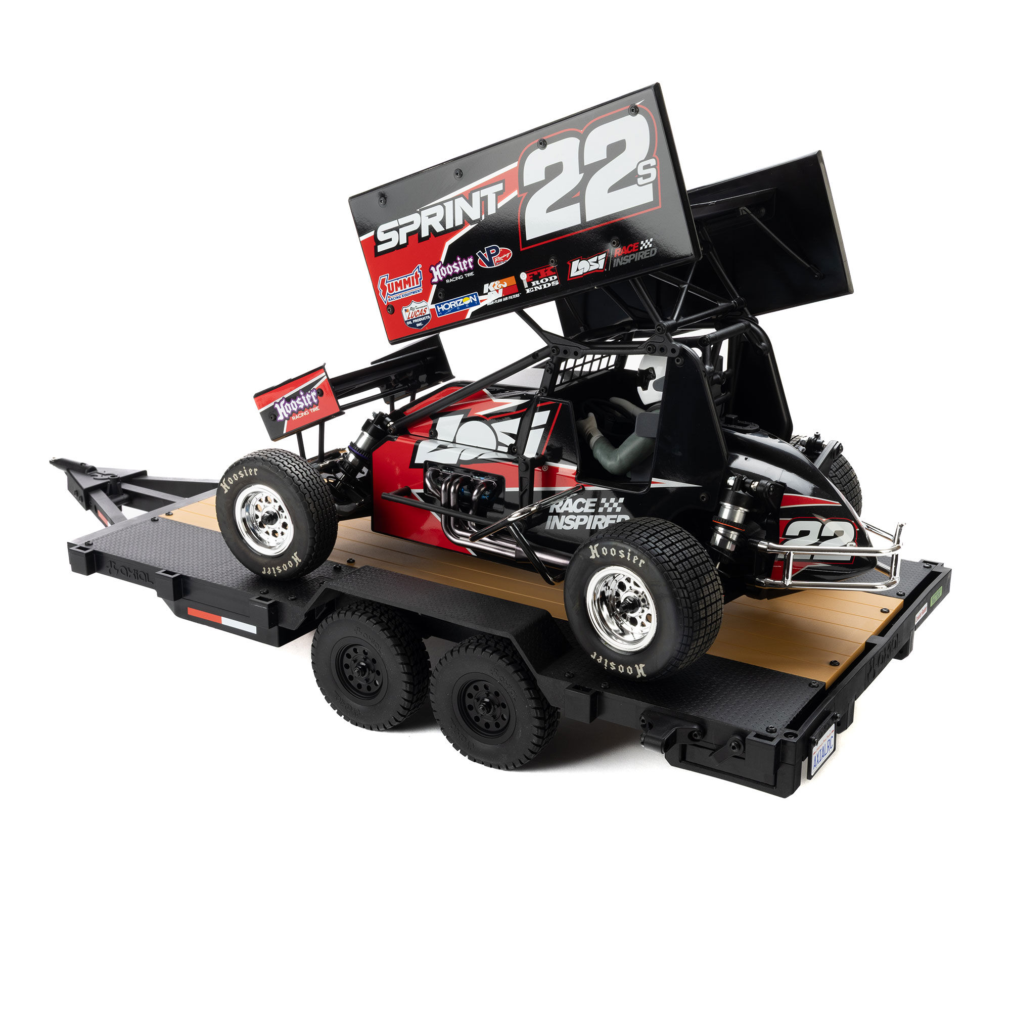 Axial 1:10 SCX10 Flat Bed Vehicle Trailer-AXI-3409