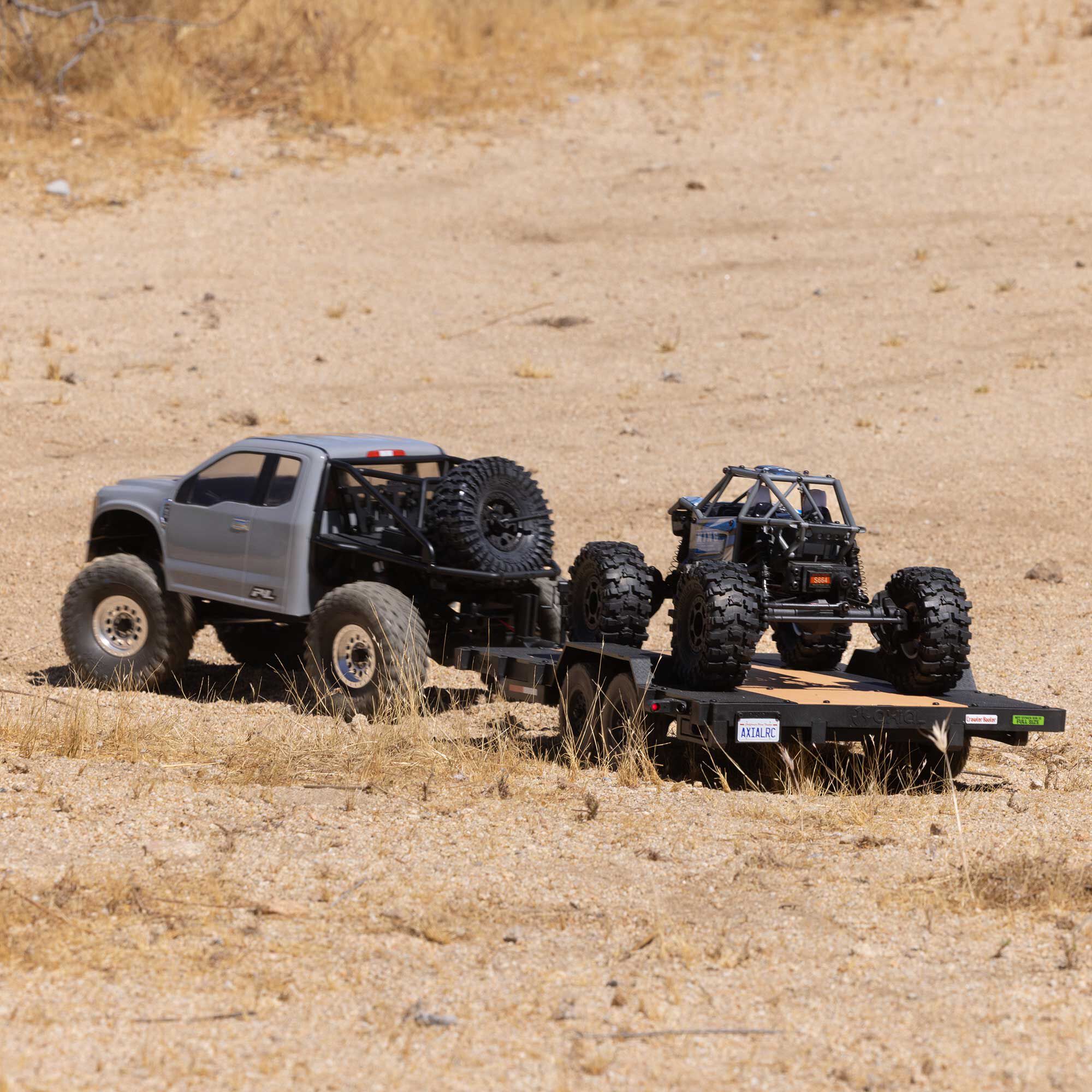Axial 1:10 SCX10 Flat Bed Vehicle Trailer-AXI-3409