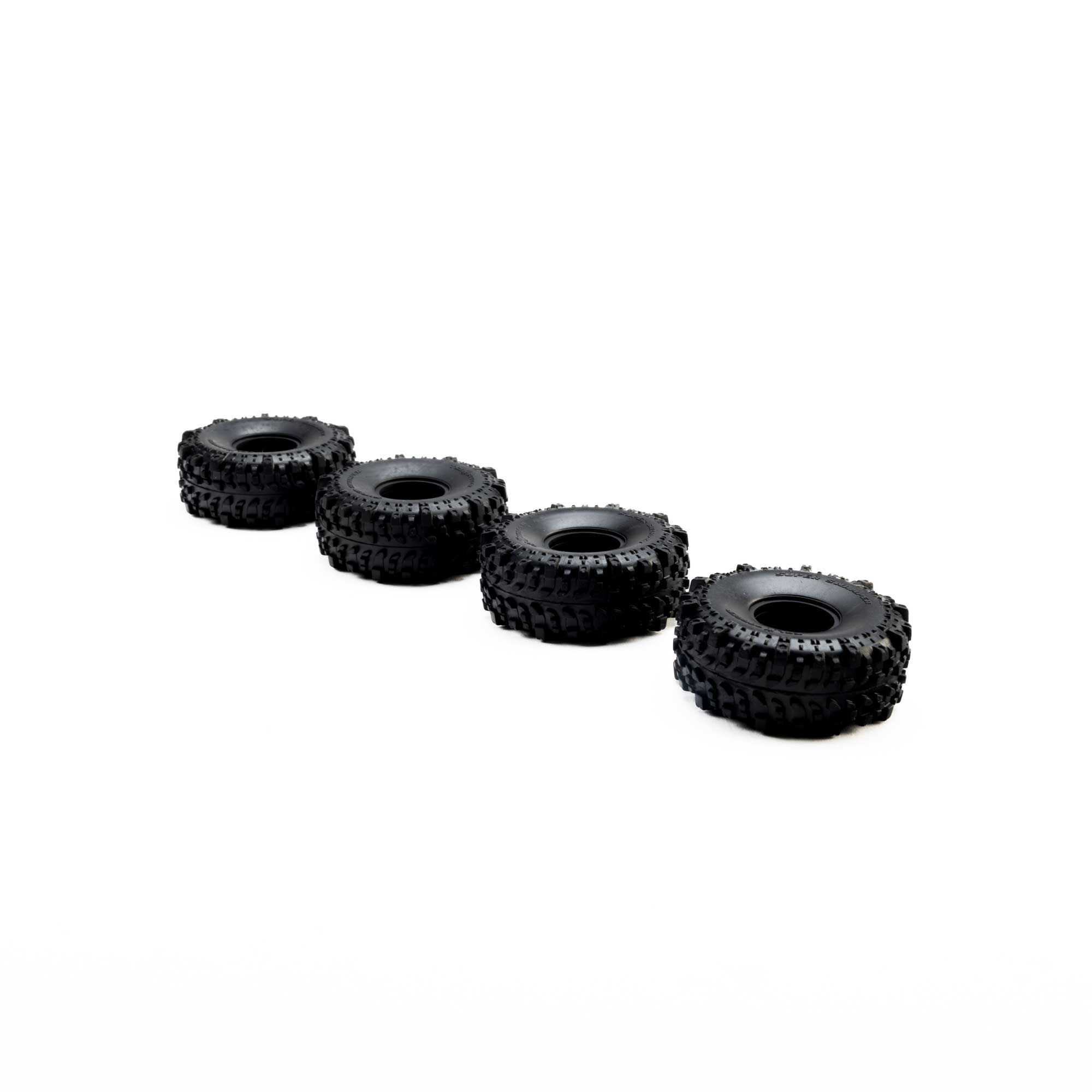 Axial 0.8"/1.0" Interco Bogger Tires (4): SCX24-AXI-3947