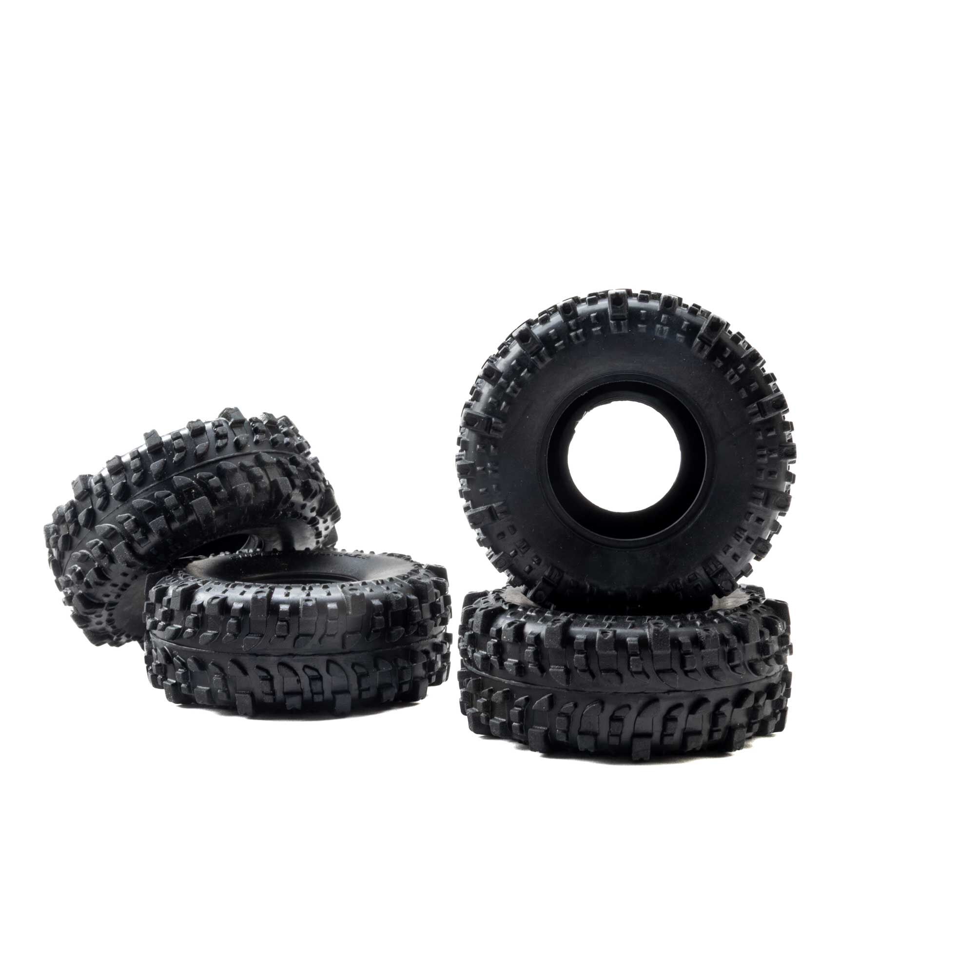 Axial 0.8"/1.0" Interco Bogger Tires (4): SCX24-AXI-3947