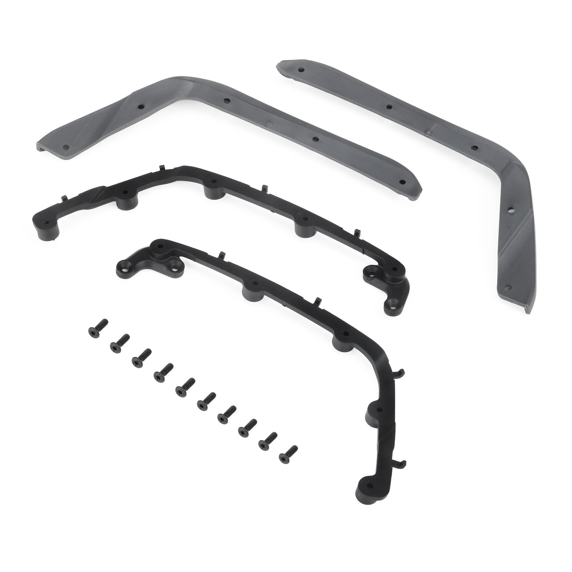 Axial Front Fenders, Gray, Jeep JT: SCX10 III MotoBilt-AXI-4691