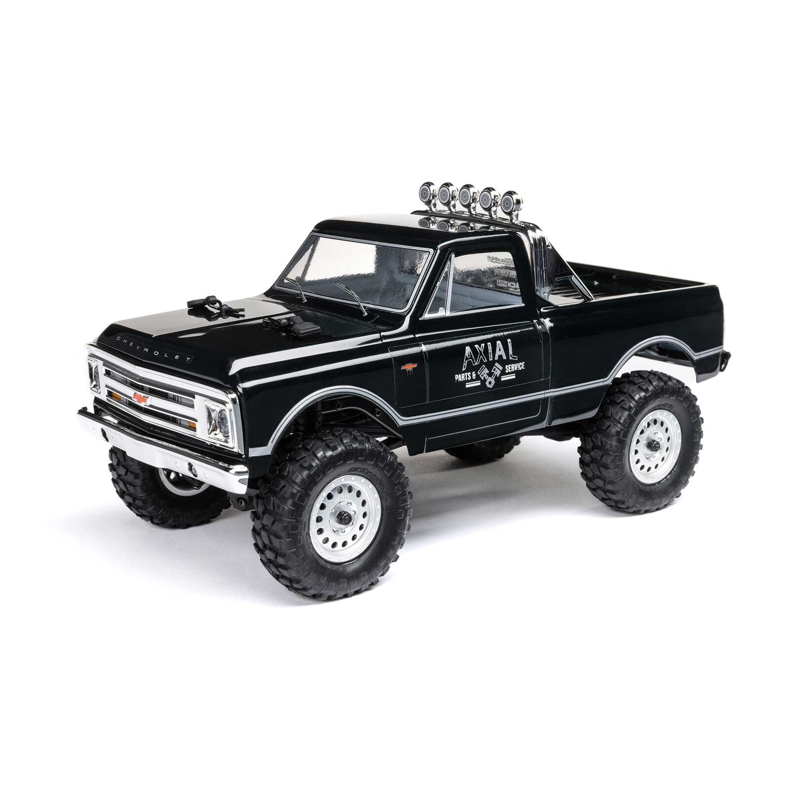 1/24 SCX24 1967 Chevrolet C10 4X4 RTR Brushed Rock Crawler (Battery & Charger Included),-AXI00001V2T3