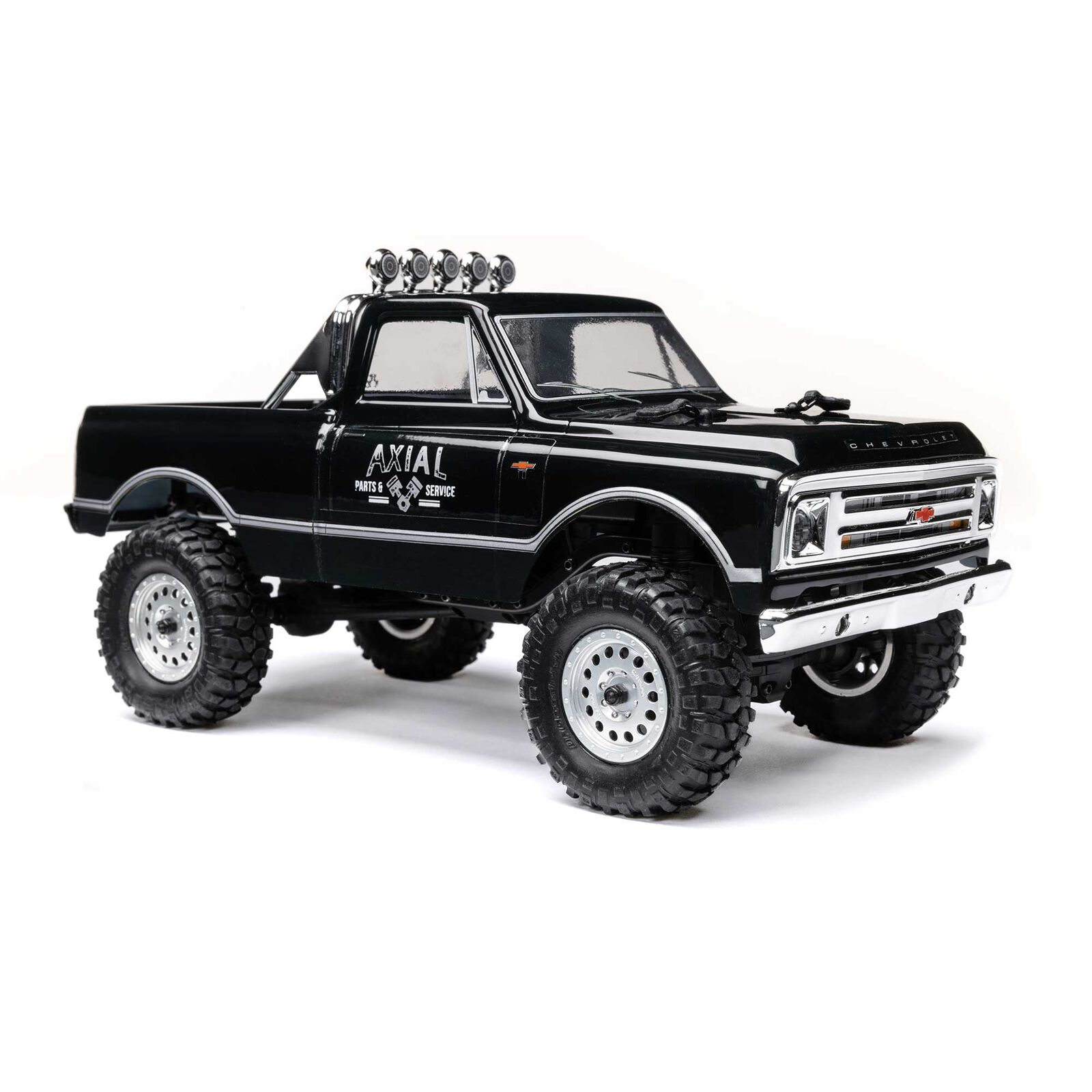 1/24 SCX24 1967 Chevrolet C10 4X4 RTR Brushed Rock Crawler (Battery & Charger Included),-AXI00001V2T3
