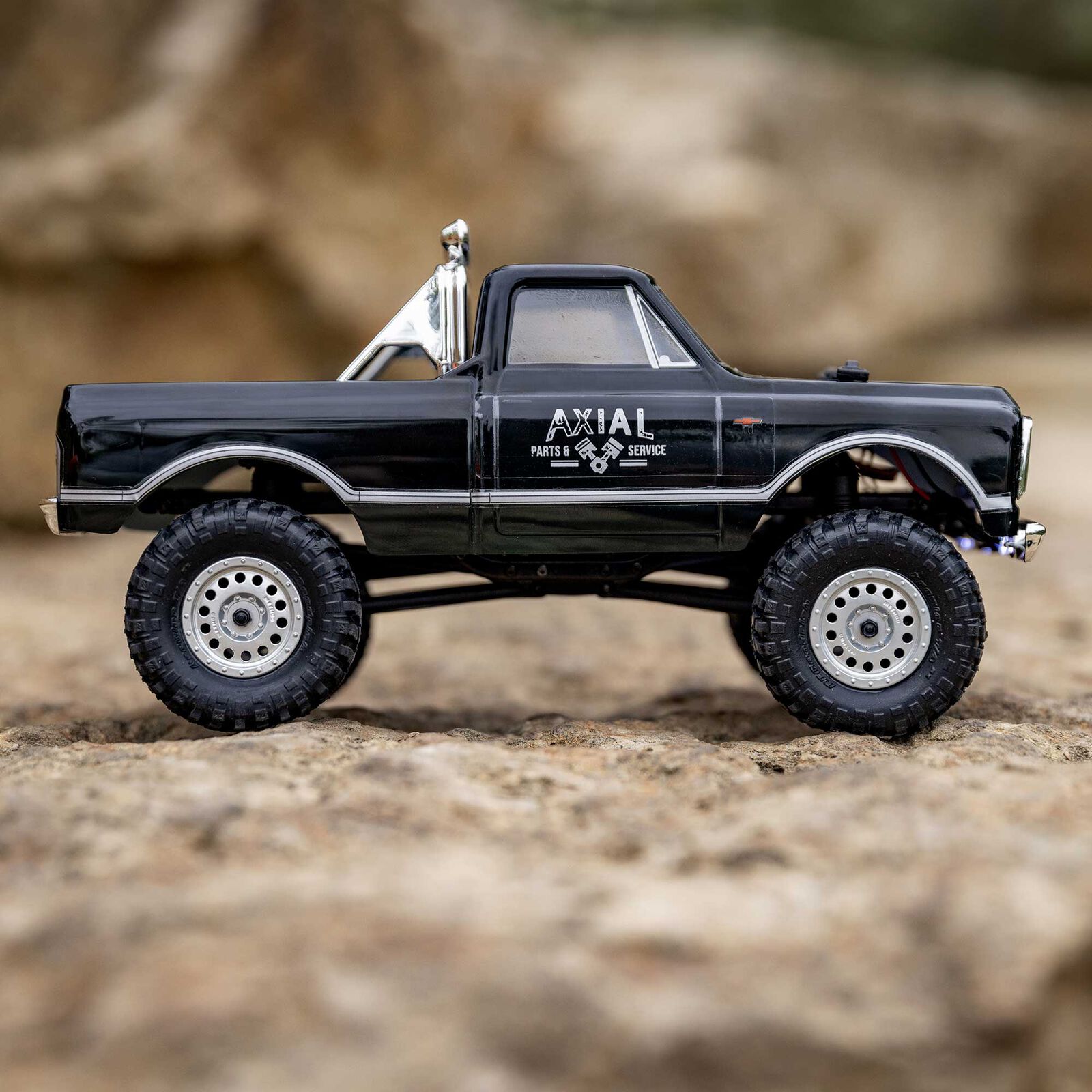 1/24 SCX24 1967 Chevrolet C10 4X4 RTR Brushed Rock Crawler (Battery & Charger Included),-AXI00001V2T3