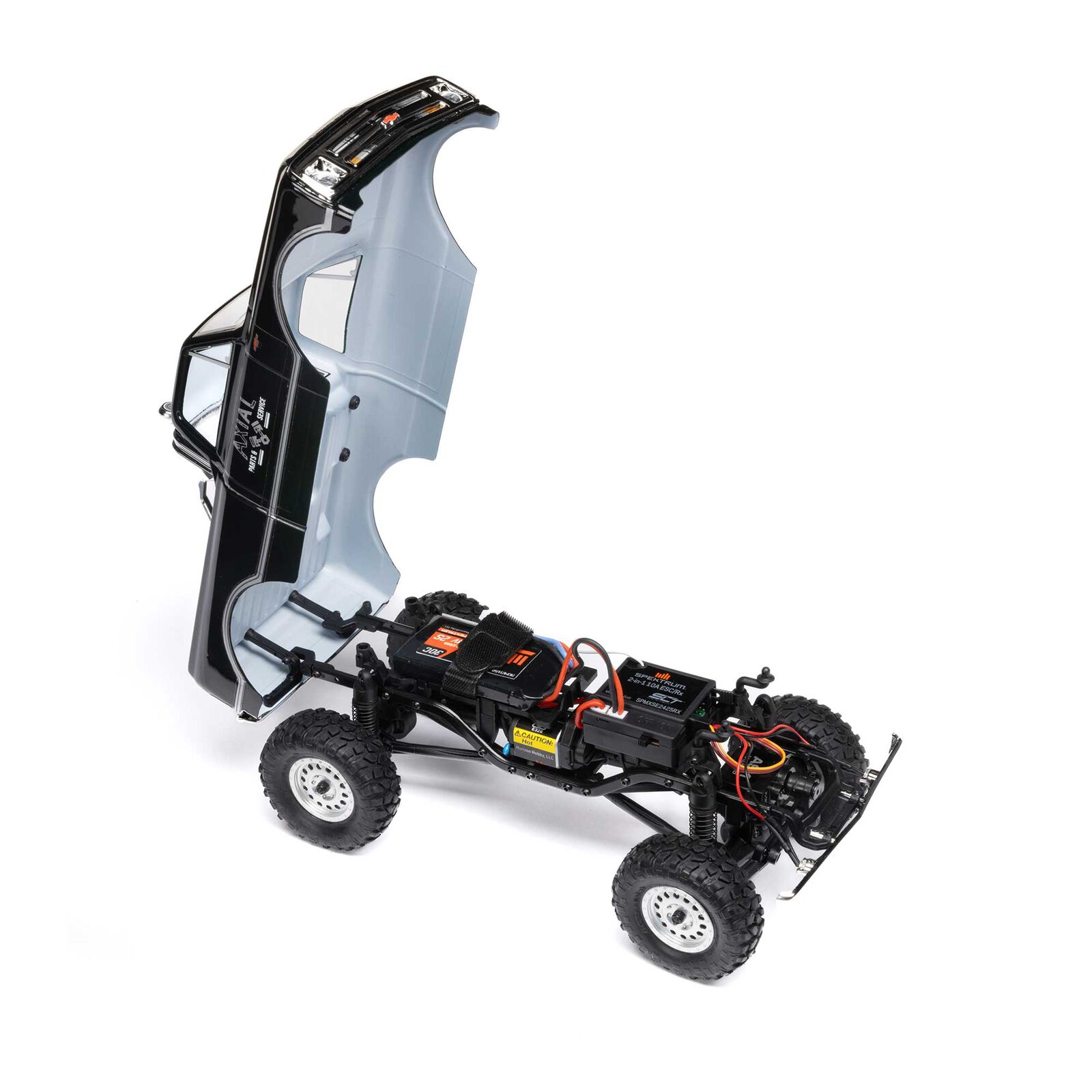 1/24 SCX24 1967 Chevrolet C10 4X4 RTR Brushed Rock Crawler (Battery & Charger Included),-AXI00001V2T3