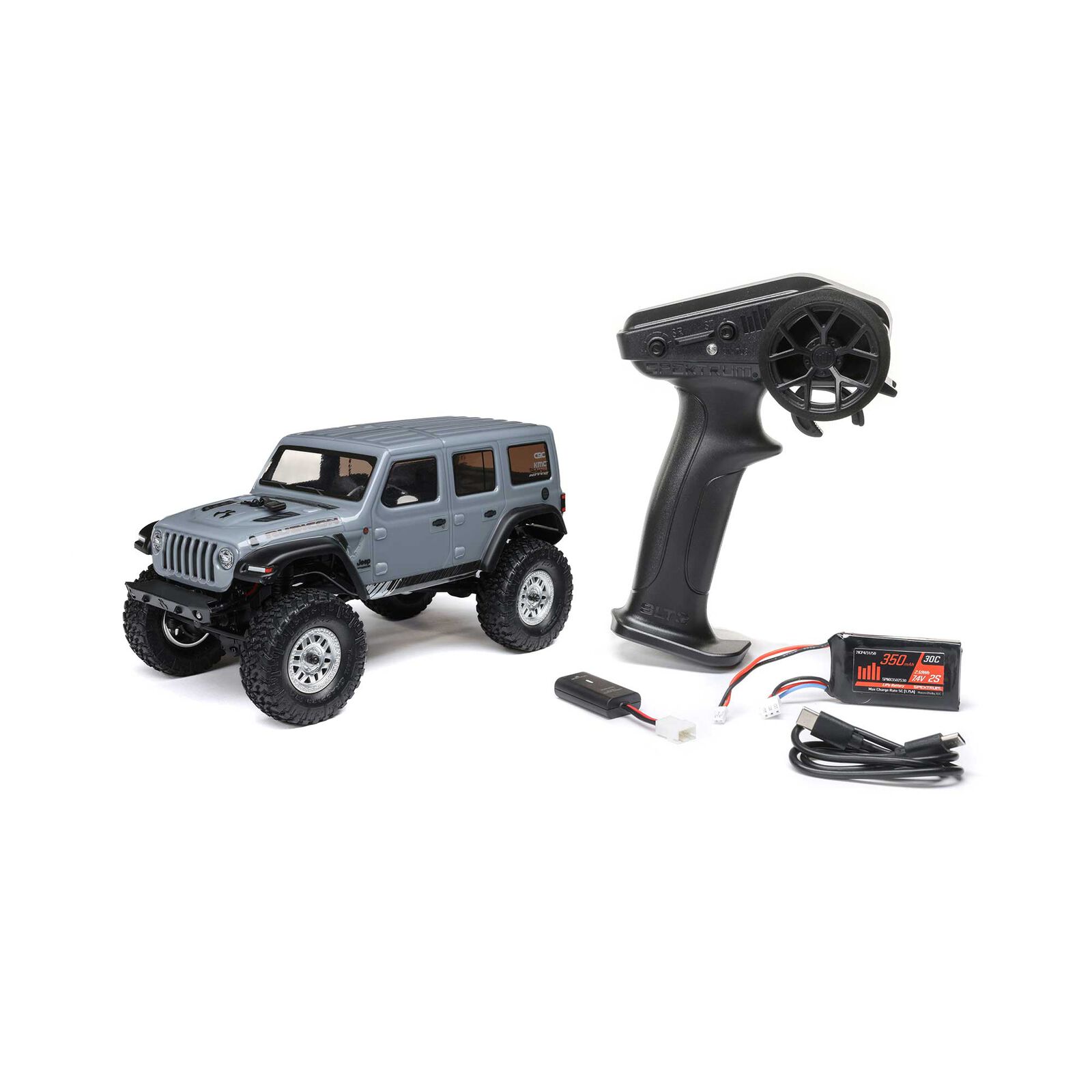 Axial 1:24 SCX24 Jeep Wrangler JLU 4WD RTR Scale Mini Crawler w/2.4GHz Radio, Battery & Charger-AXI00002V3T3/AXI00002V3T4