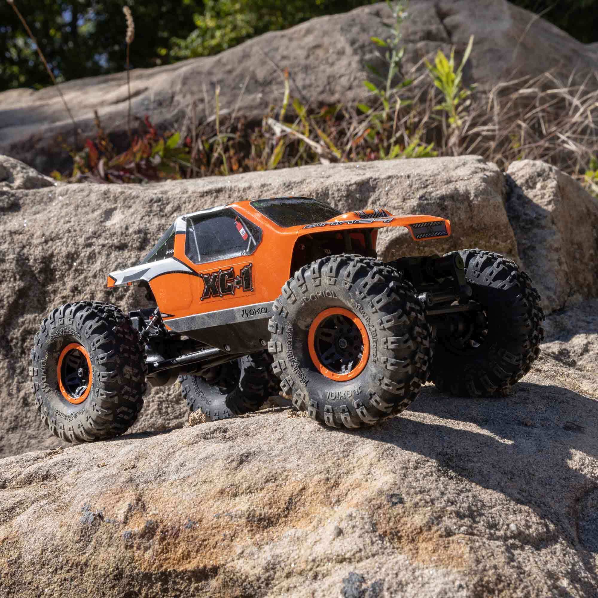Axial 1/24 AX24 XC-1 4WS 4X4 RTR Brushed Rock Crawler (Battery & Charger Included)-AXI00003T1/AXI00003T2