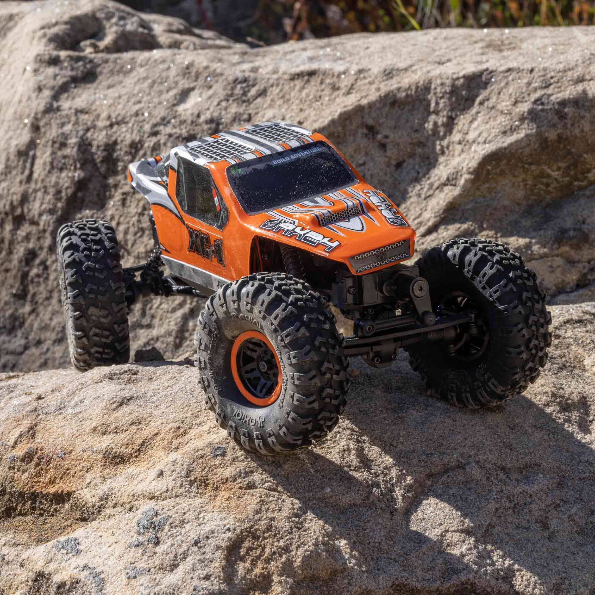 Axial 1/24 AX24 XC-1 4WS 4X4 RTR Brushed Rock Crawler (Battery & Charger Included)-AXI00003T1/AXI00003T2
