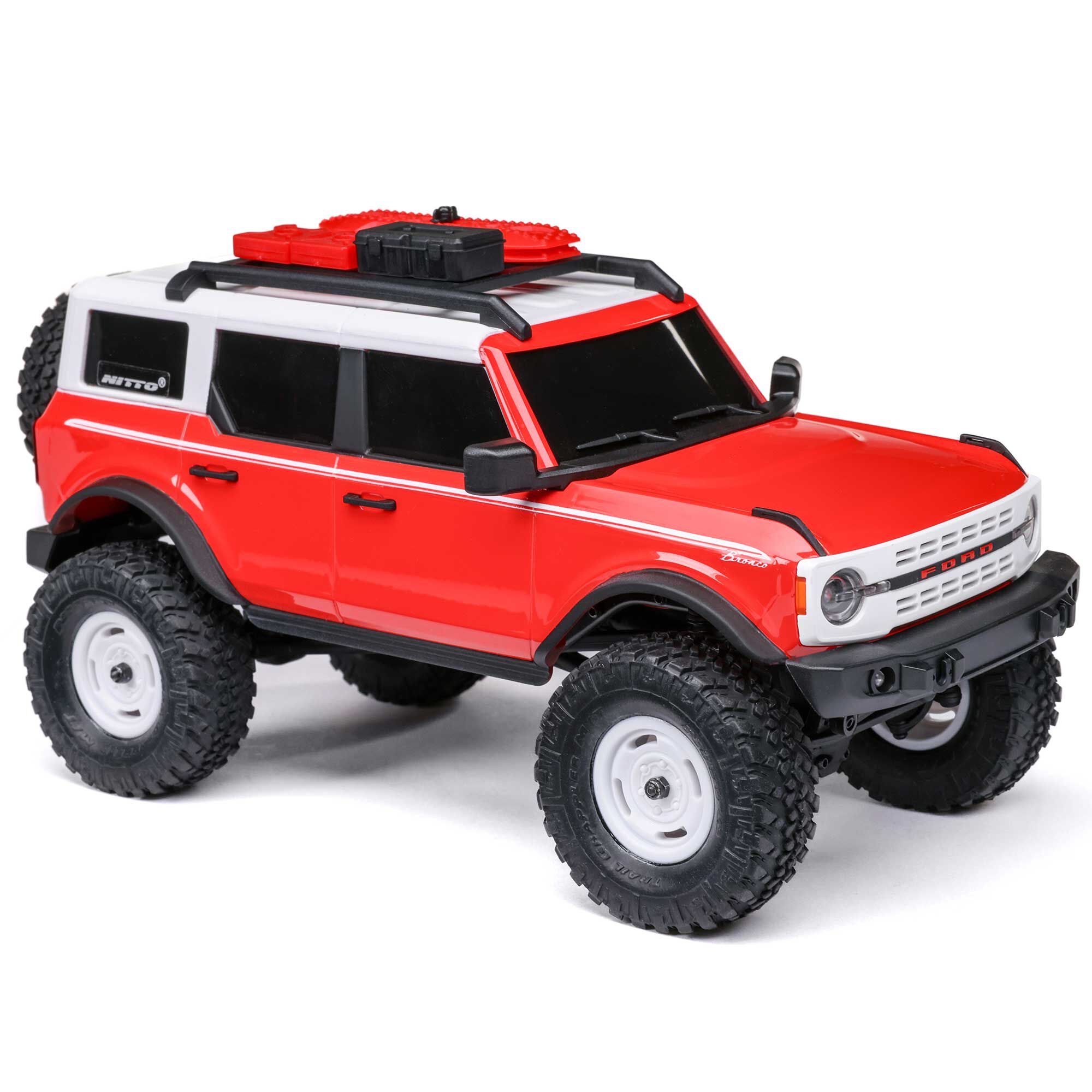 Axial 1:24 SCX24 Ford Bronco 4WD RTR Scale Mini Crawler w/ 2.4GHz Radio, Battery & Charger-AX100006V2T4/AX100006V2T5