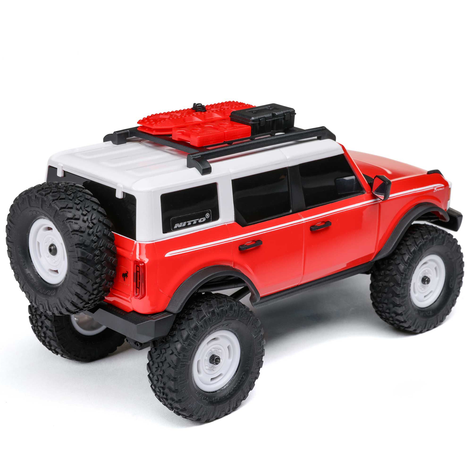 Axial 1:24 SCX24 Ford Bronco 4WD RTR Scale Mini Crawler w/ 2.4GHz Radio, Battery & Charger-AX100006V2T4/AX100006V2T5