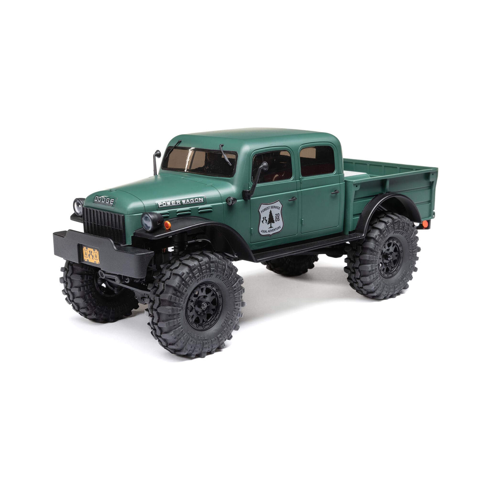 Axial 1/24 SCX24 Dodge Power Wagon 4X4 RTR Brushed Rock Crawler (Battery & Charger Included)-AXI00007T1/AXI00007T2