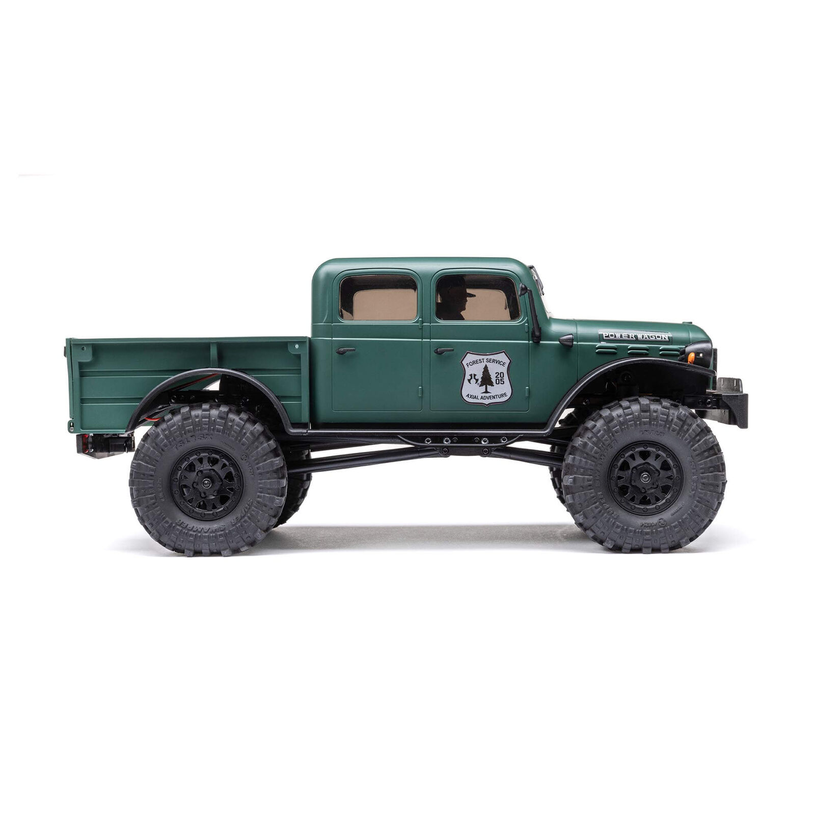 Axial 1/24 SCX24 Dodge Power Wagon 4X4 RTR Brushed Rock Crawler (Battery & Charger Included)-AXI00007T1/AXI00007T2