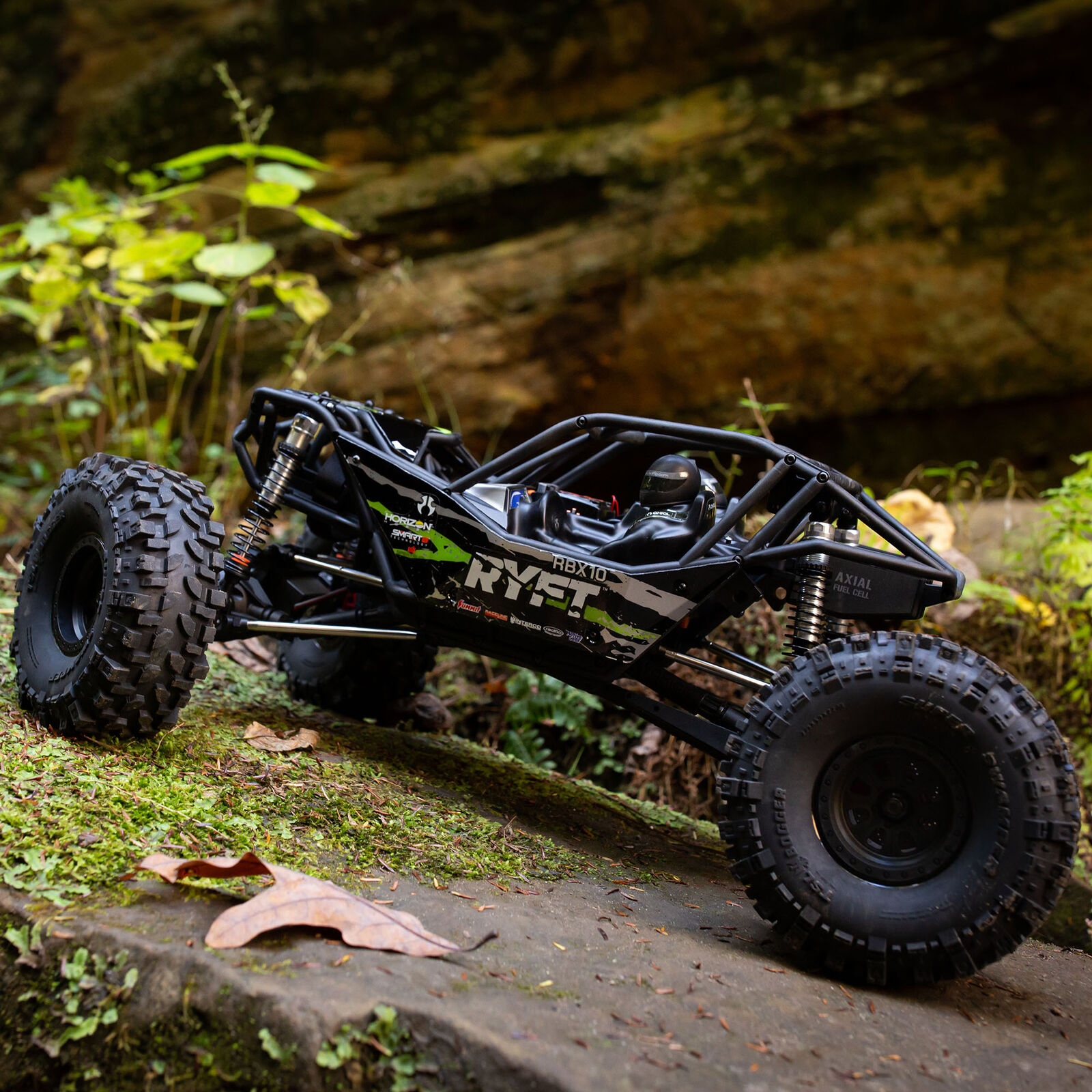 Axial 1/10 RBX10 Ryft 4X4 RTR Brushless Rock Bouncer, Orange（Ships within 5-7 days）