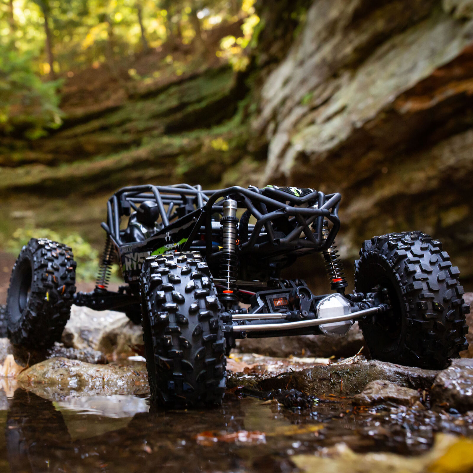 Axial 1/10 RBX10 Ryft 4X4 RTR Brushless Rock Bouncer, Orange（Ships within 5-7 days）