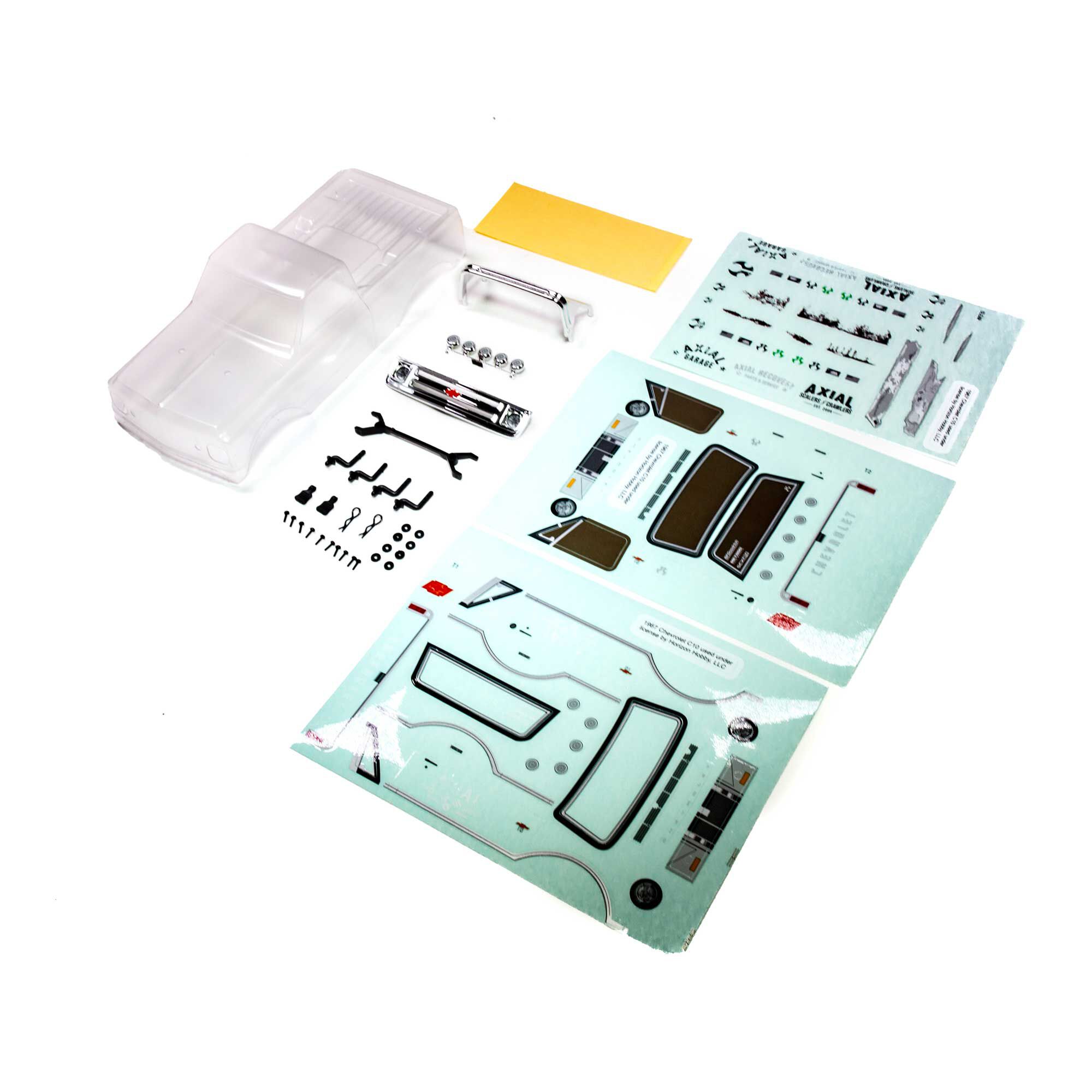 Axial Clear Body, Precut: SCX24 Chevy C10-AXI200001