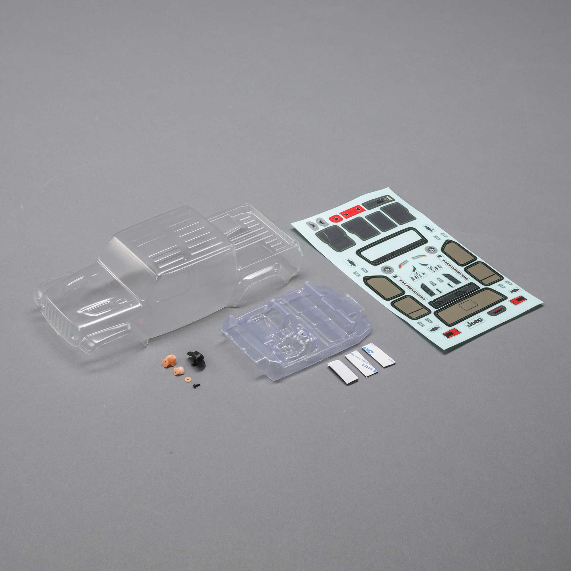 Axial Body Set, Clear: SCX24 Jeep JT Gladiator-AXI200005