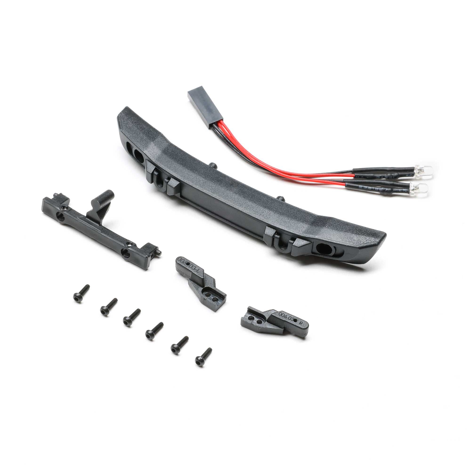Axial Front Bumper w/ LED: SCX24 Ford Bronco-AXI200010