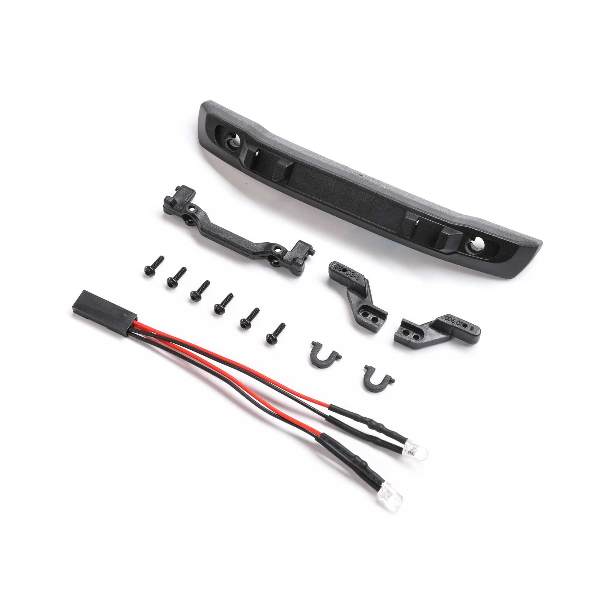 Axial Front Bumper w/ LED: SCX24 Ford Bronco-AXI200010