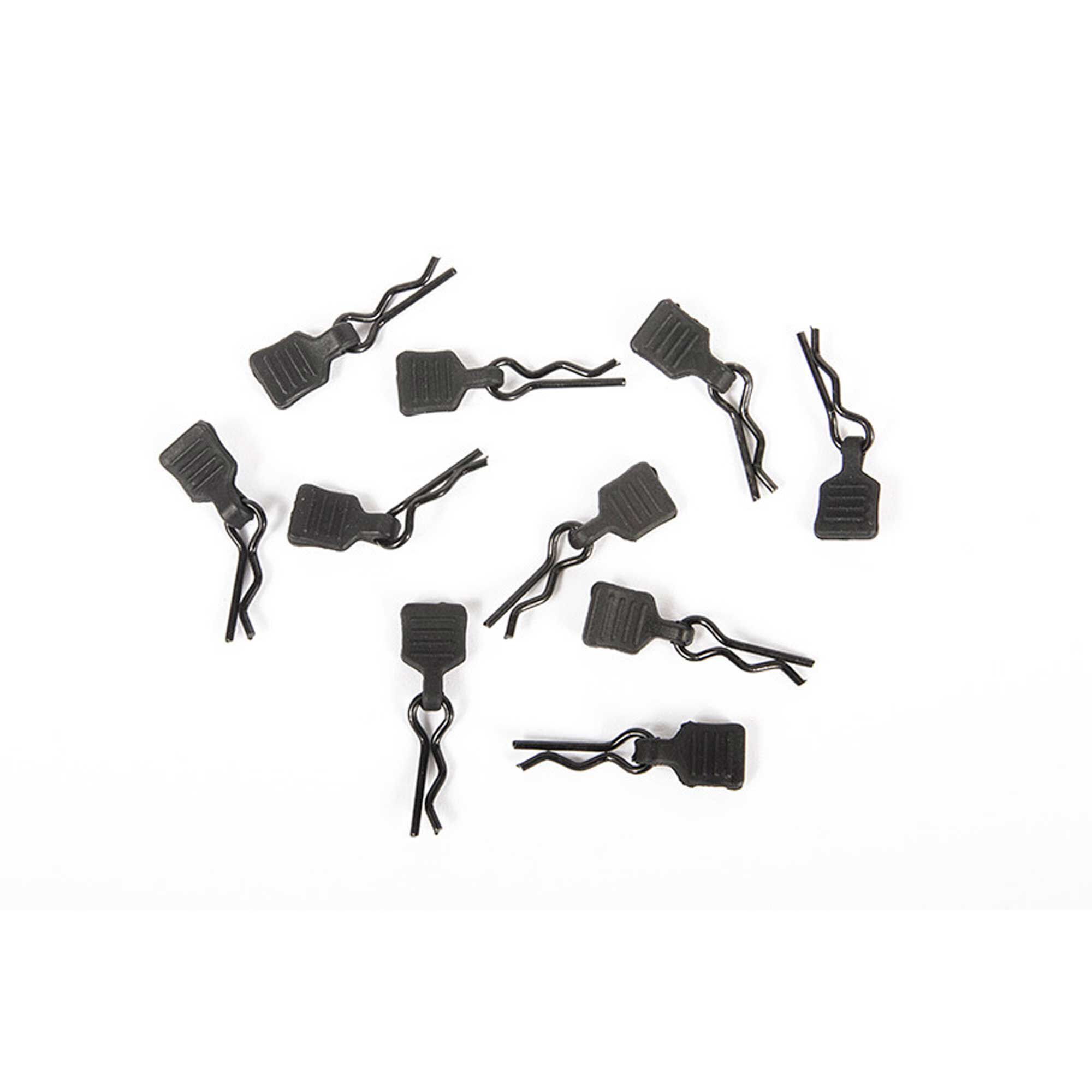 Axial 3mm Body Clip w/ Tab, Black (10)-AXI206000