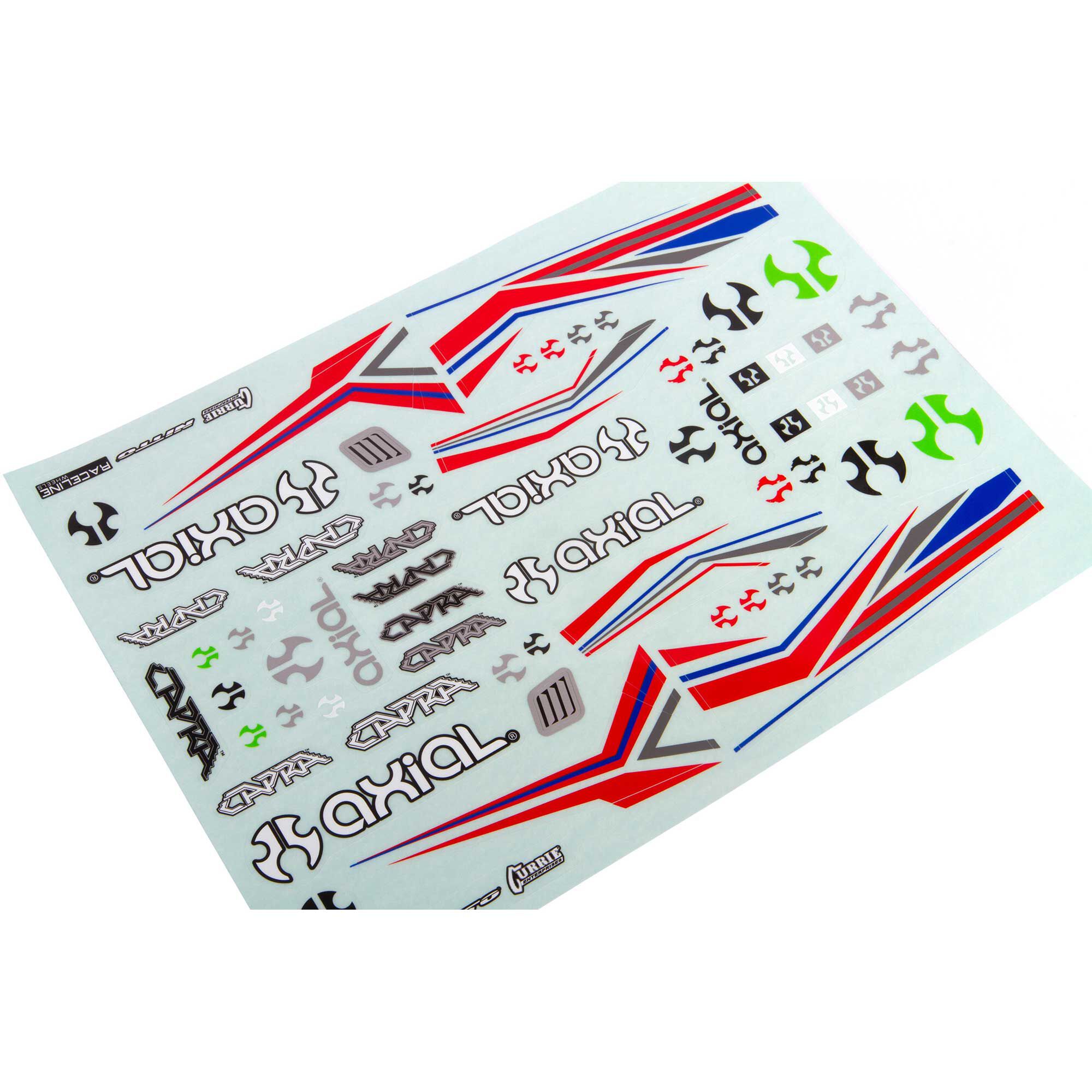 Axial Body Panel Set, Clear: Capra 1.9 UTB-AXI230012