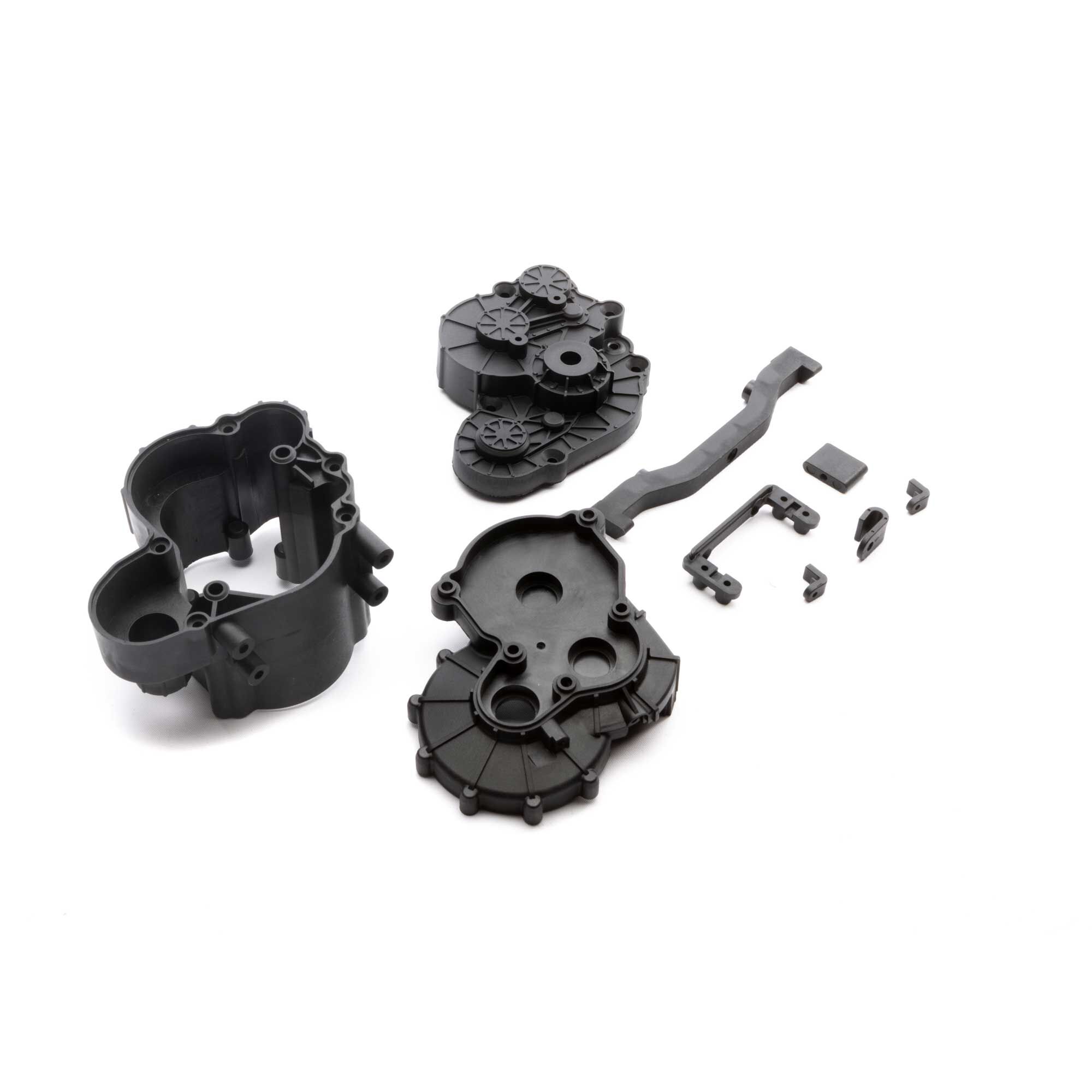 Axial SCX6: 2-Speed Transmission Case/Brace Set-AXI252013