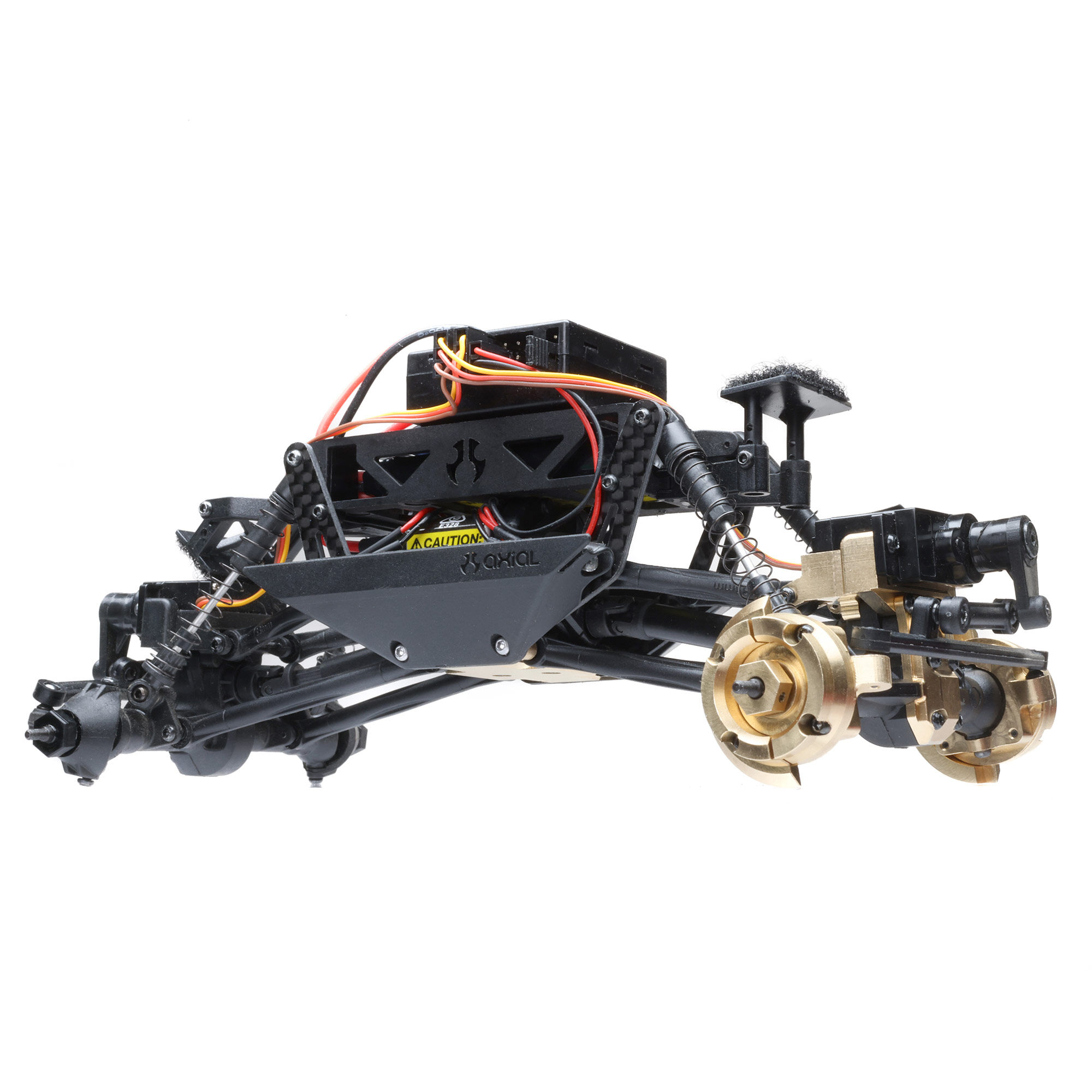 Axial Differential Cover, Brass: SCX24, AX24-AXI302001