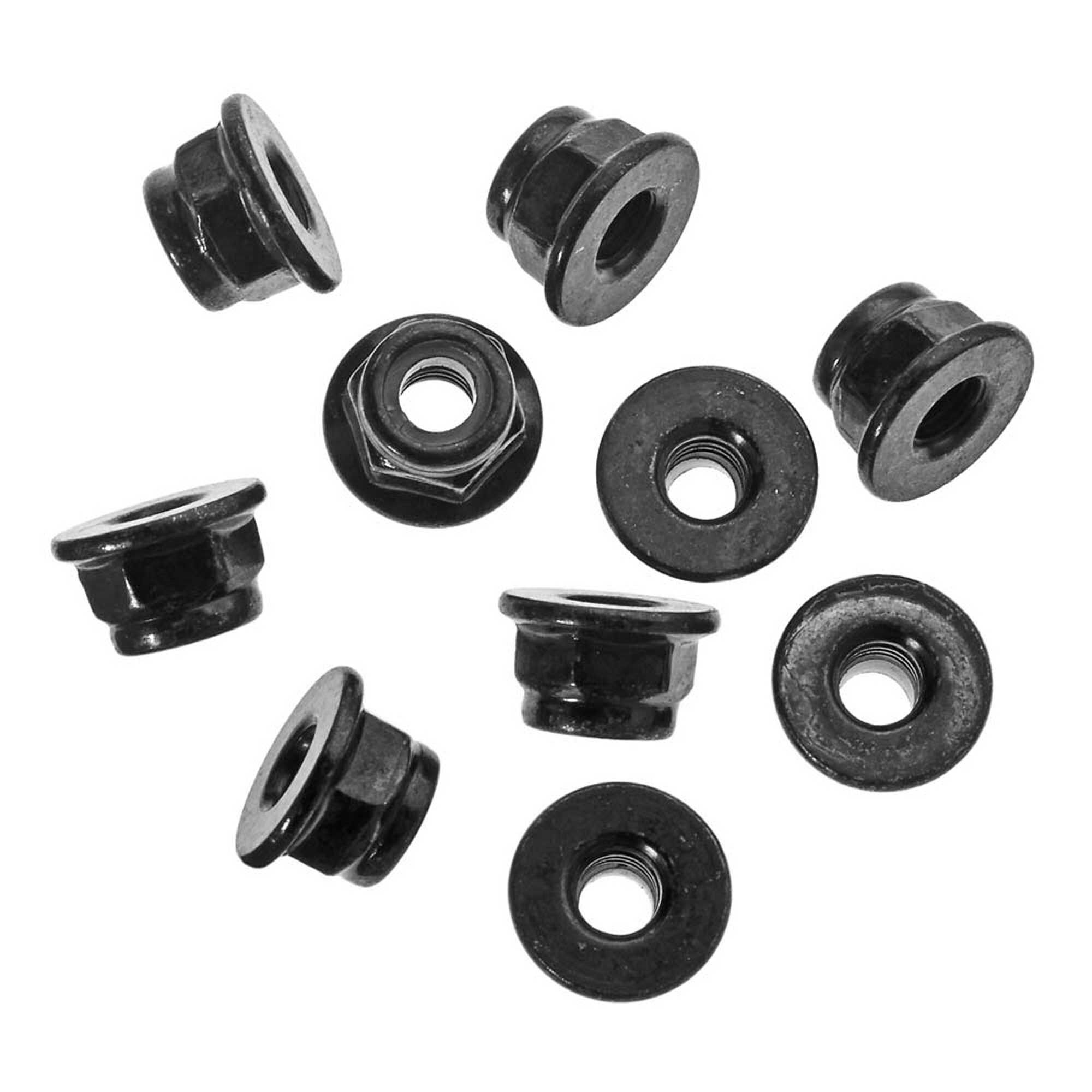 Axial Nylon Locknut M4 Black (10)-AXIC1045