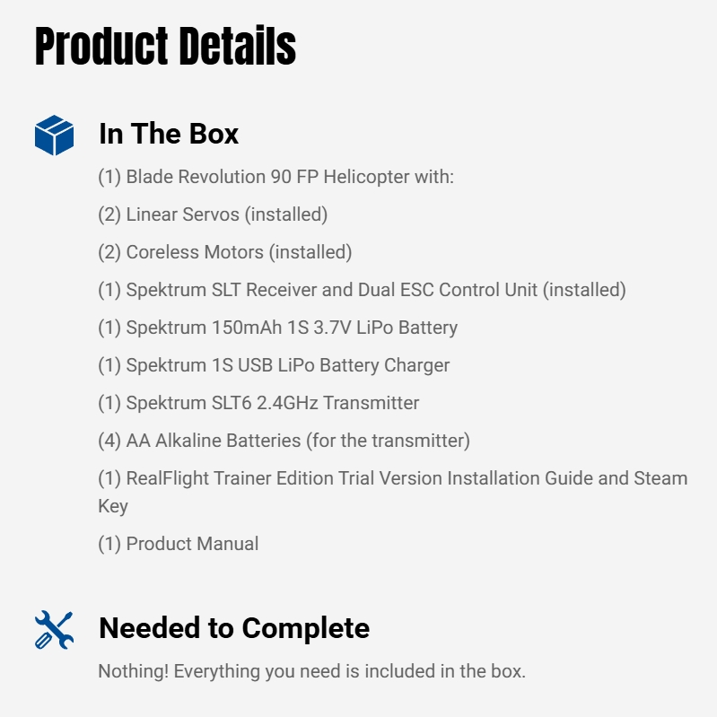 Blade Revolution 90 FP RTF with SAFE