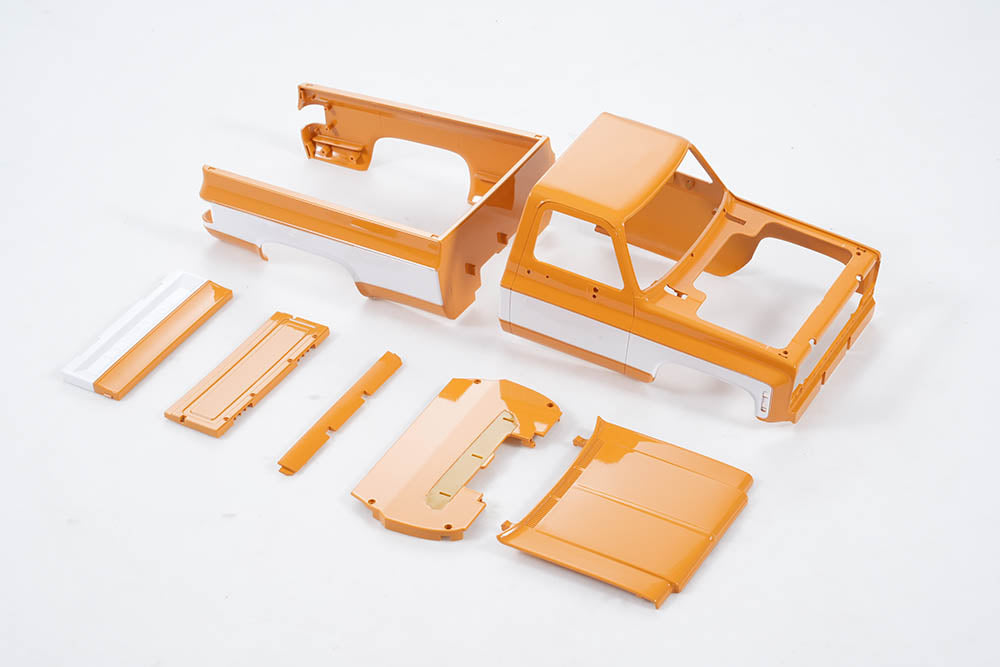 FCX18 K10 BODY SHELL YELLOW/WHITE-HOBBY ZONE