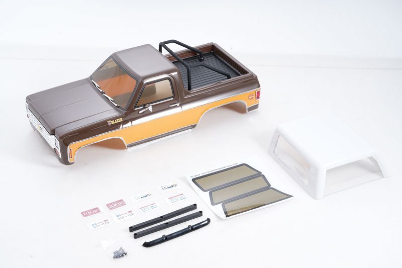 1:10 CHEVROLET K5 BLAZER CAR BOBY ASSEMBLY PAINTED (BROWN/ORANGE/BLACK)-HOBBY ZONE